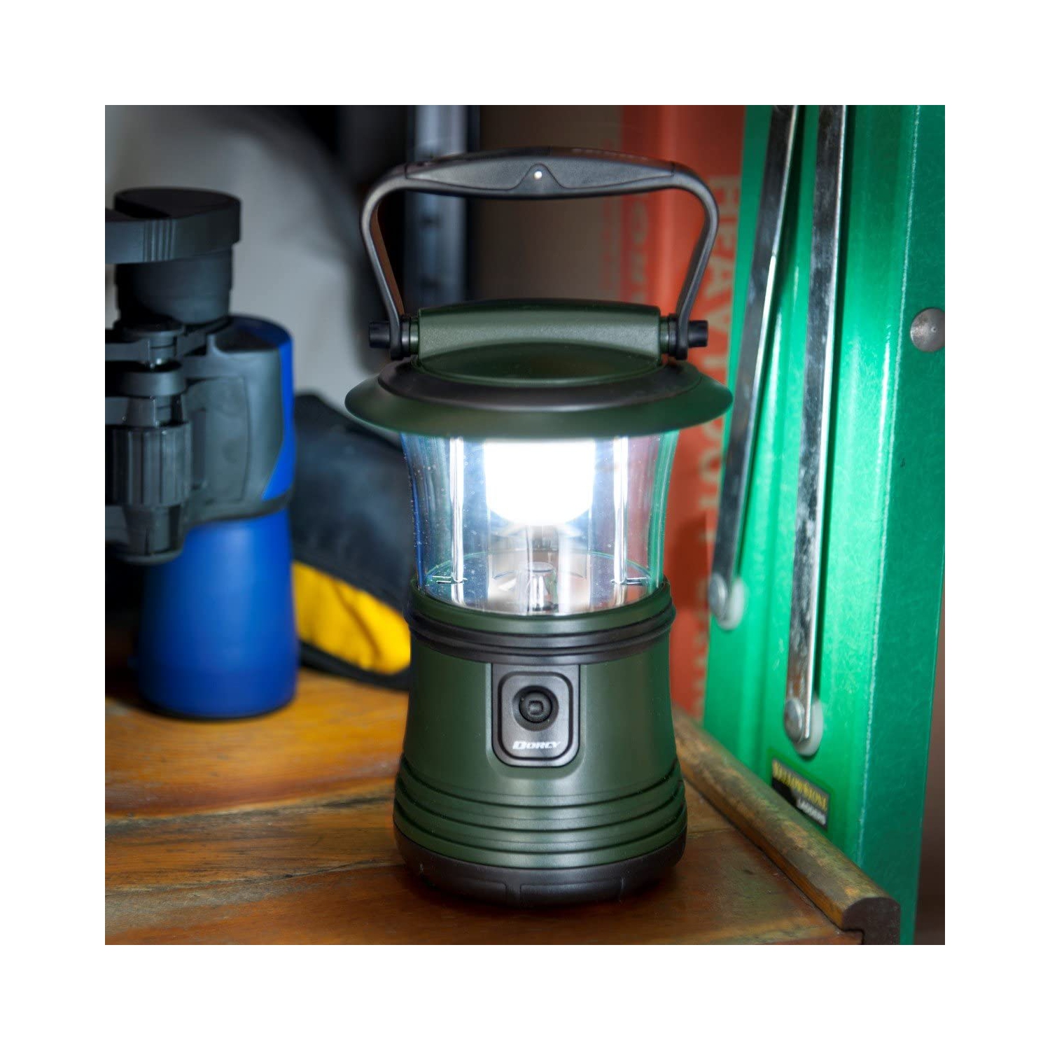 400 Lumen Rugged Camping Lantern with Amber Night Light Mode