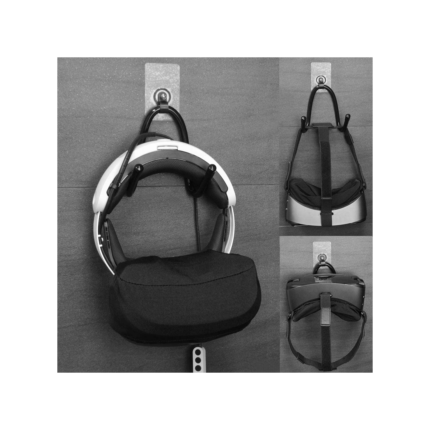 Couvre-objectif et support mural/support de rangement/support mural pour casque de réalité virtuelle et manettes Touch, jeu