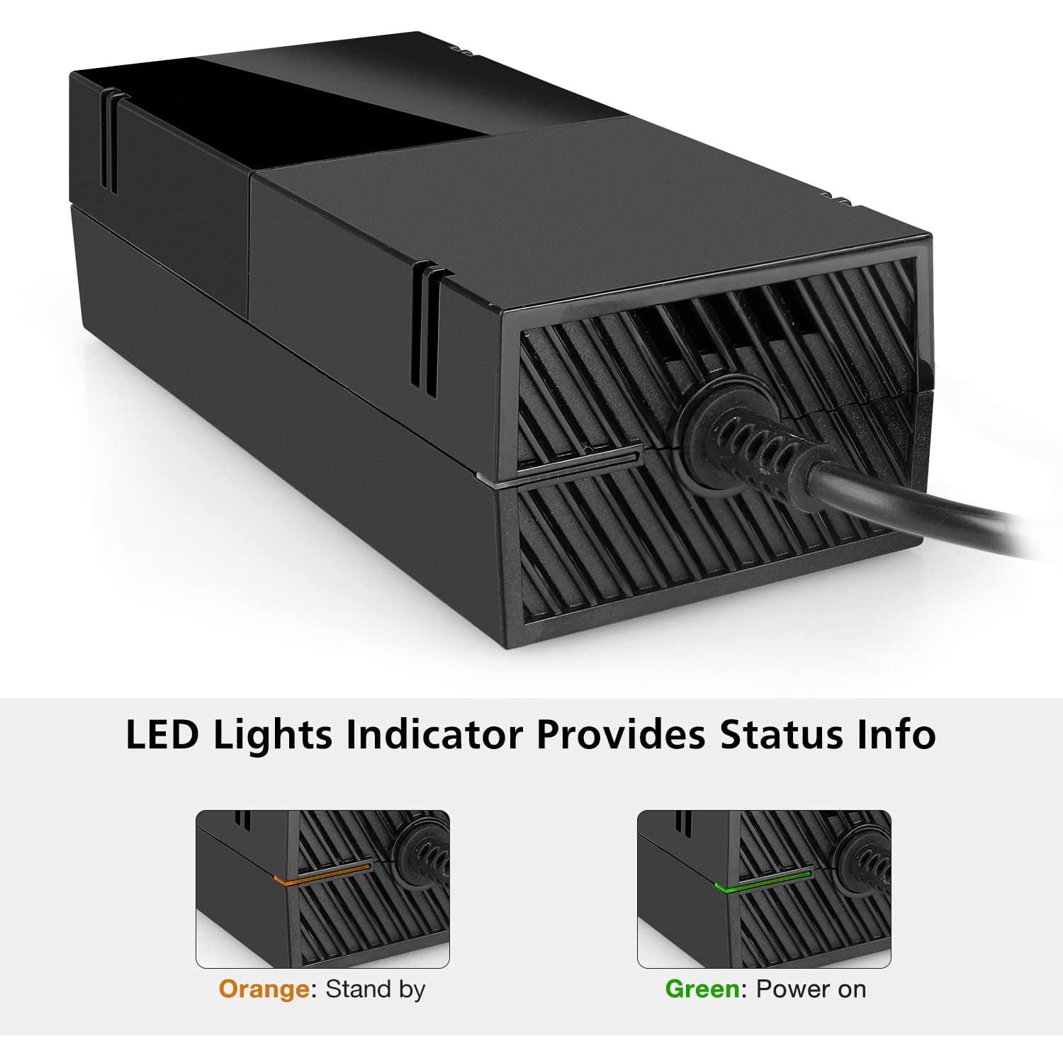 Bloc d’alimentation pour Xbox One avec cordon d’alimentation, adaptateur c.a., chargeur pour Xbox One