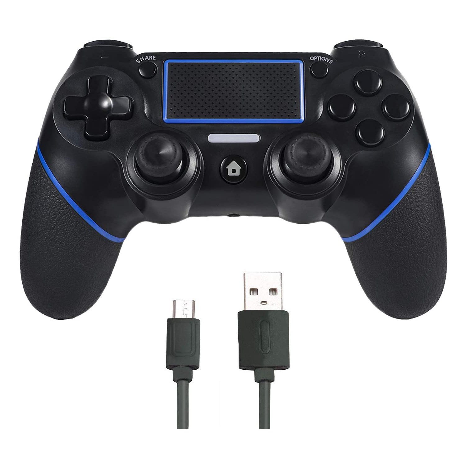 Wireless PS4 Controller Bluetooth Wireless Gamepad Compatible for Playstation 4/Pro/Slim/PC Laptop