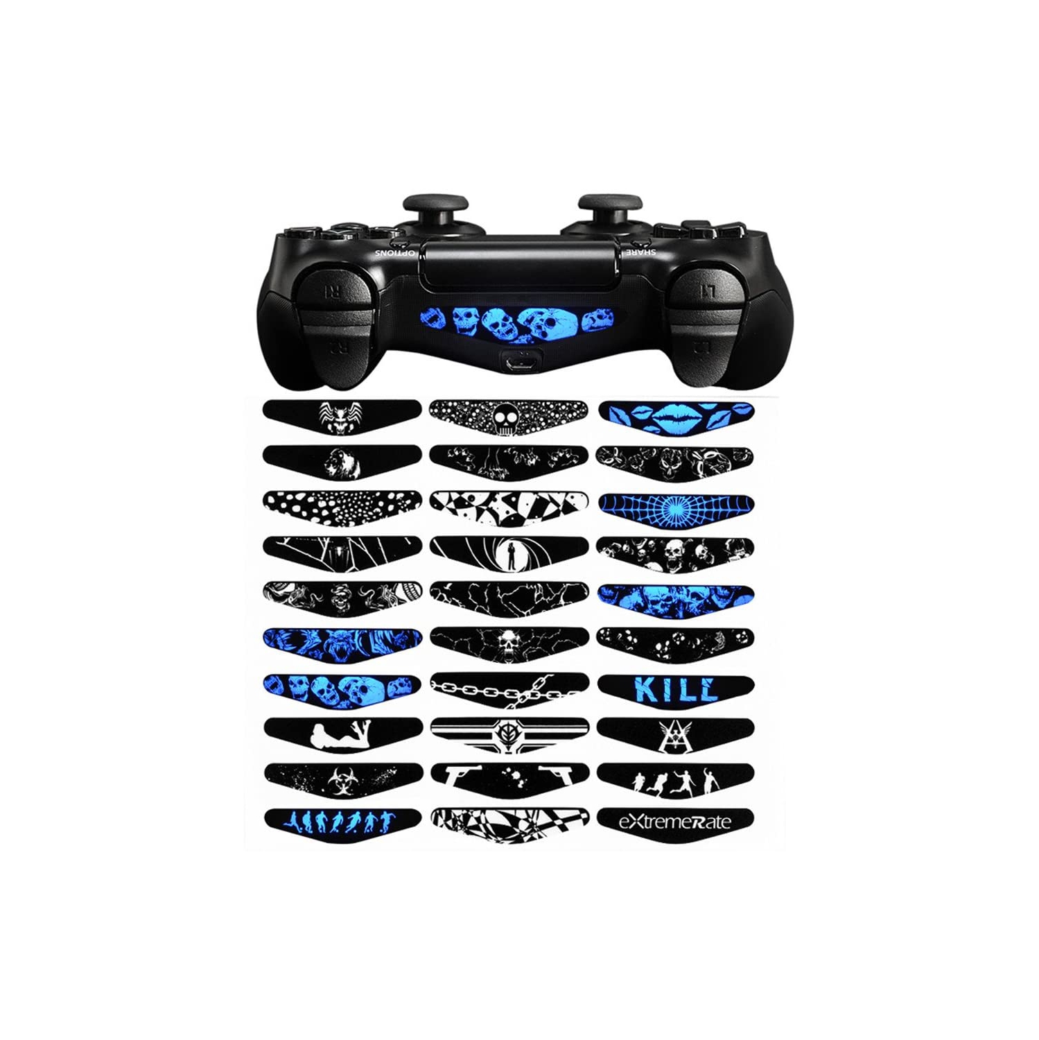 Led Lightbar Cover Light Bar Decals Stickers for Playstation 4 PS4 PS4 Slim PS4 Pro Controller Skins