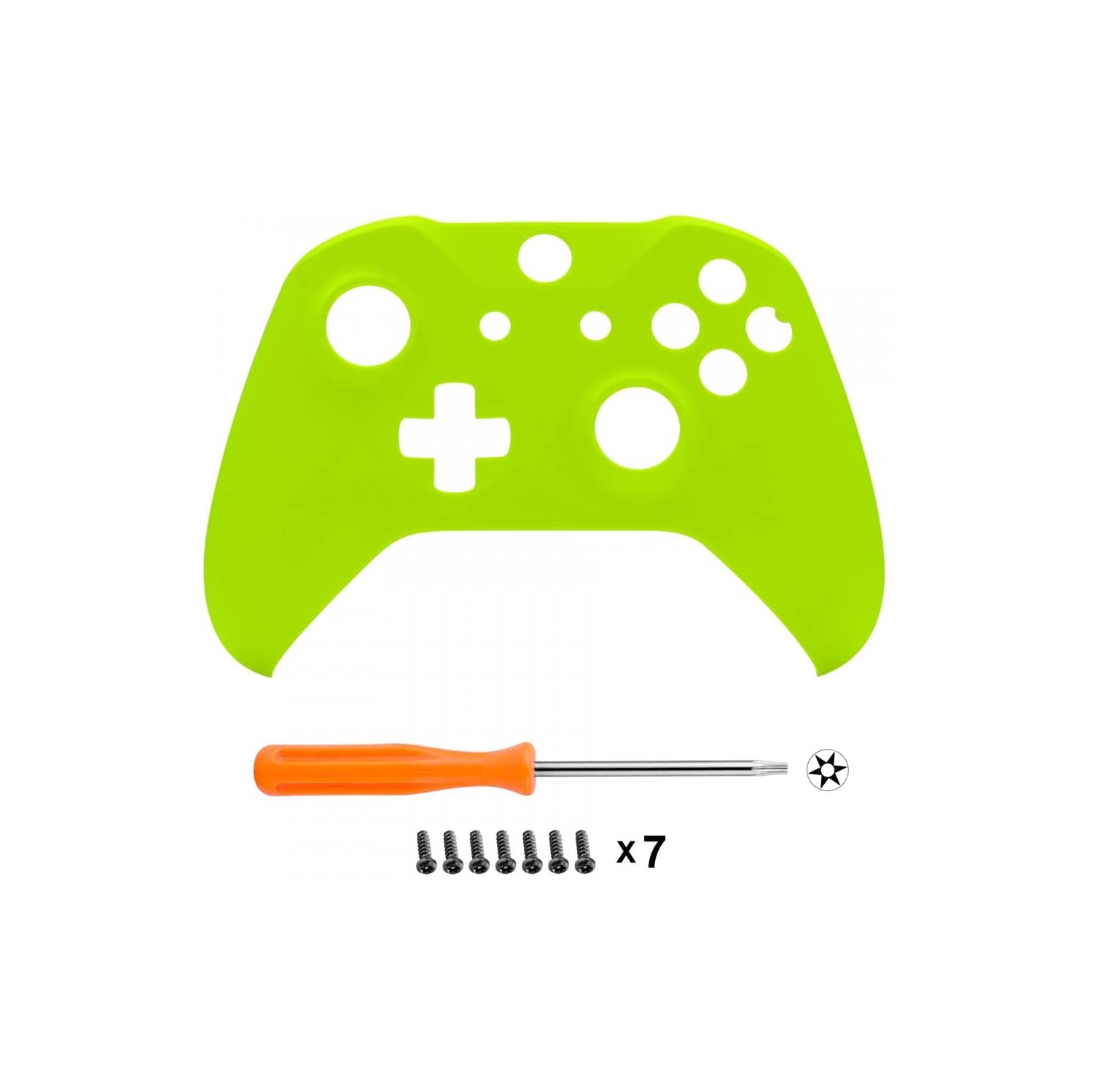 Soft Touch Front Housing Shell Faceplate, Comfortable Soft Grip Replacement Kit Cover for Microsoft Xbox