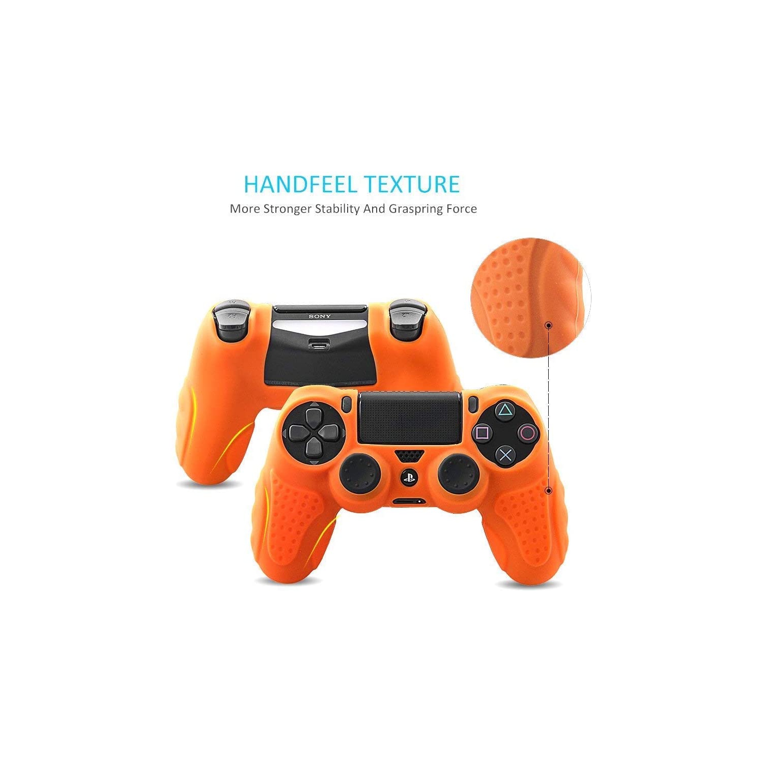 Skin compatible with PS4 controller, Silicone Cover Protector Case for Sony PS4/PS4 Slim/PS4 Pro Controller