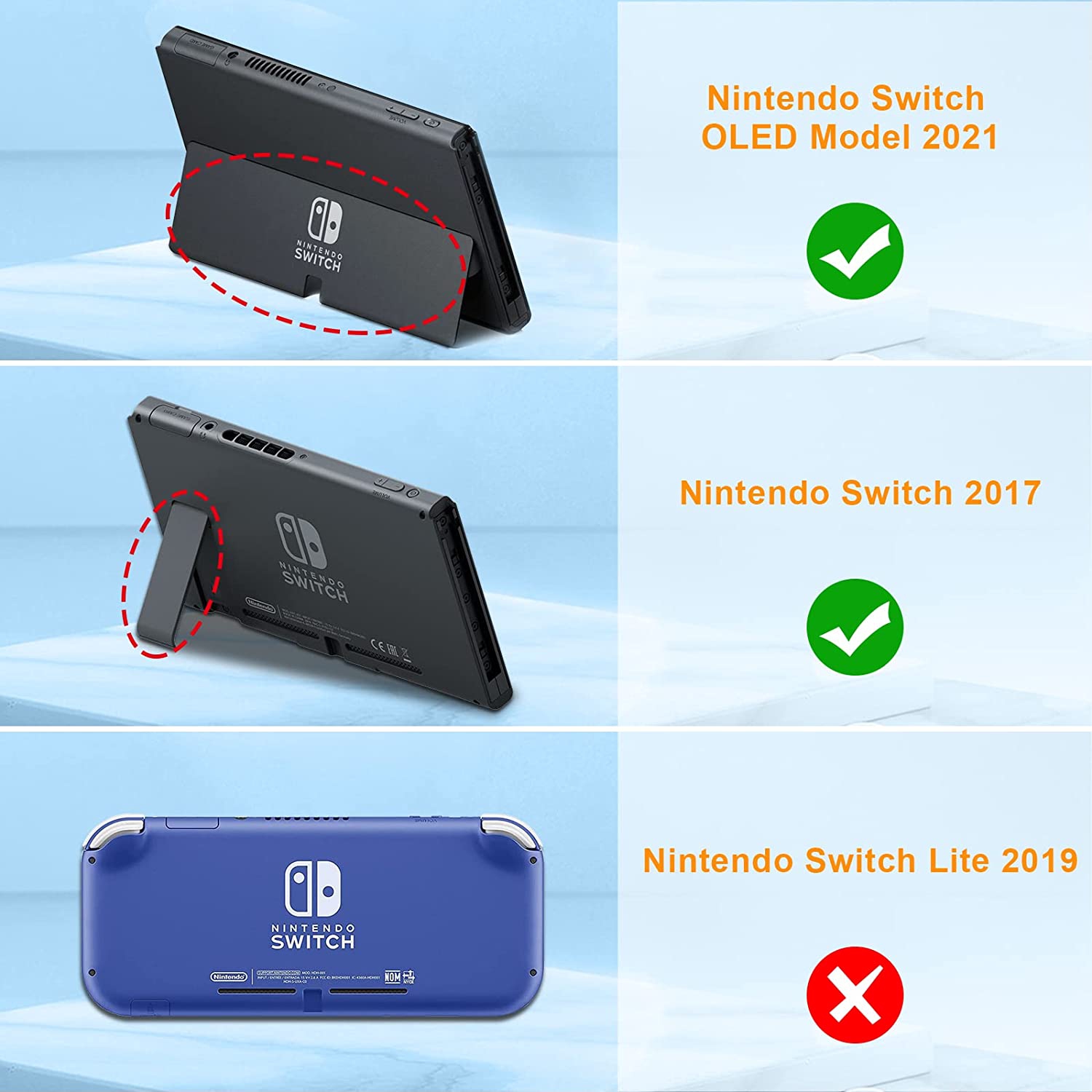 Carry Case for Nintendo Switch OLED Model 2021/Switch 2017 - [Shockproof] Hard Shell Protective Cover Travel Bag