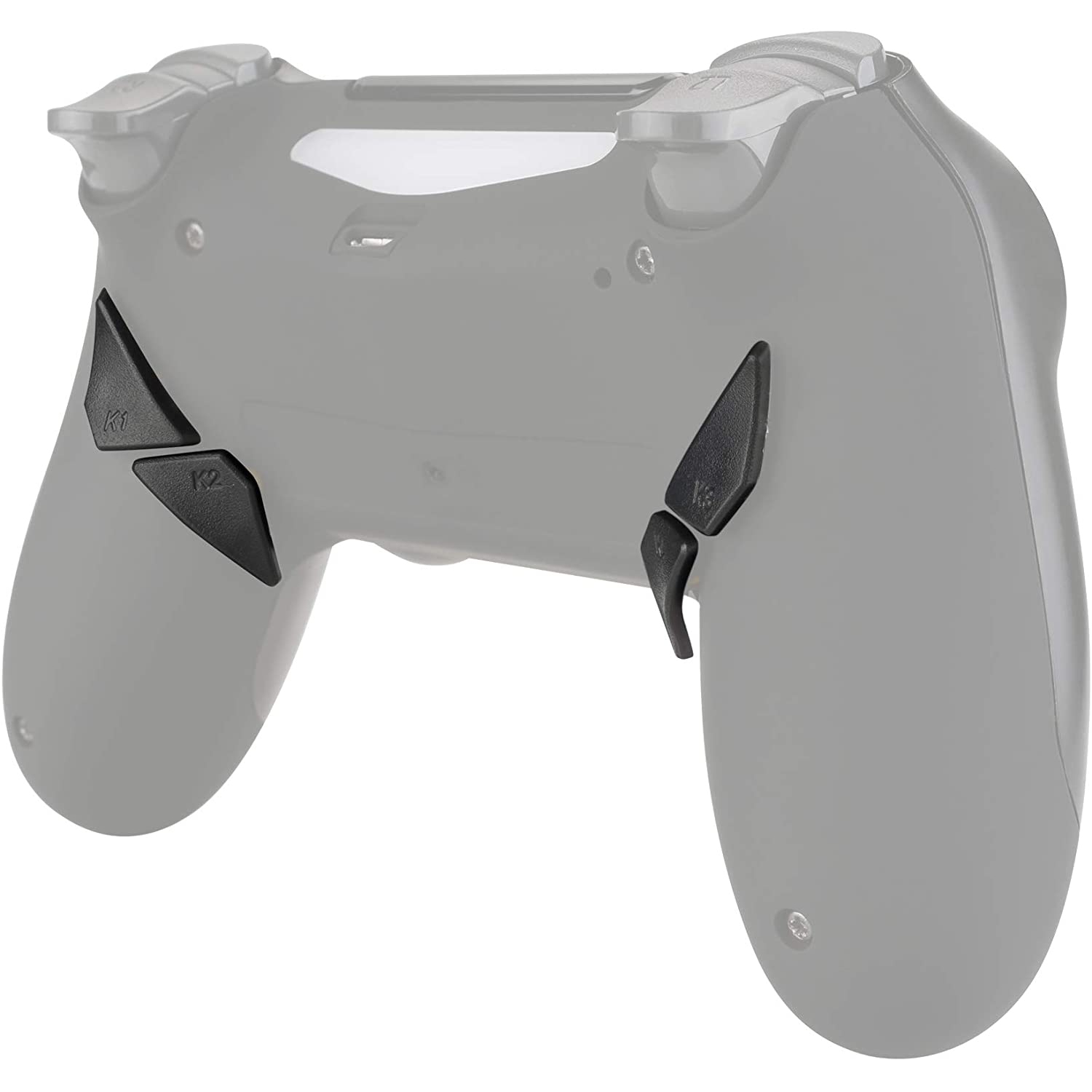 Replacement Ergonomic Back Buttons, K1 K2 K3 K4 Paddles for PS4 Controller Dawn Remap Kit (Only fits