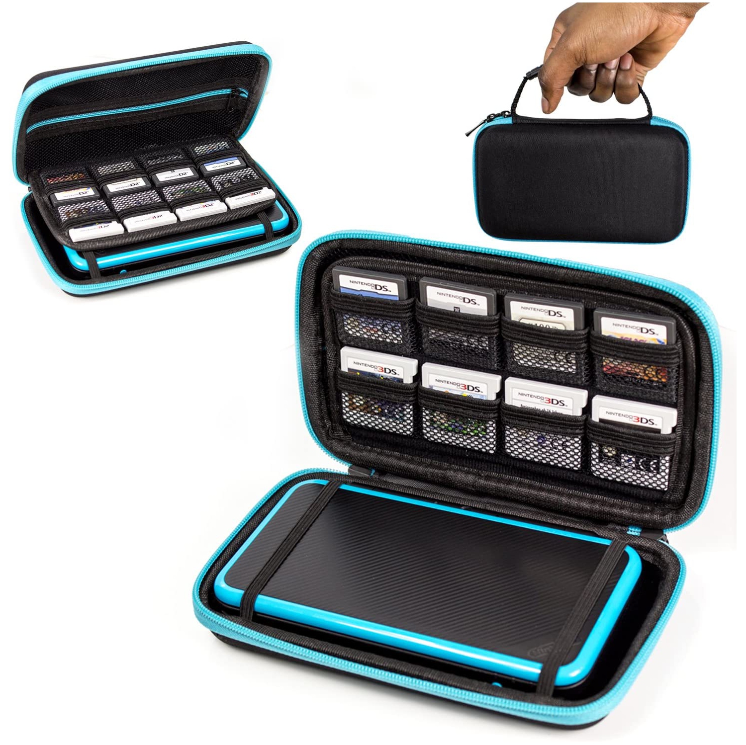 2DS XL Case, Carry Case for New Nintendo 2DS XL - Protective Hard Shell Portable Travel Case Pouch for New 2DS XL