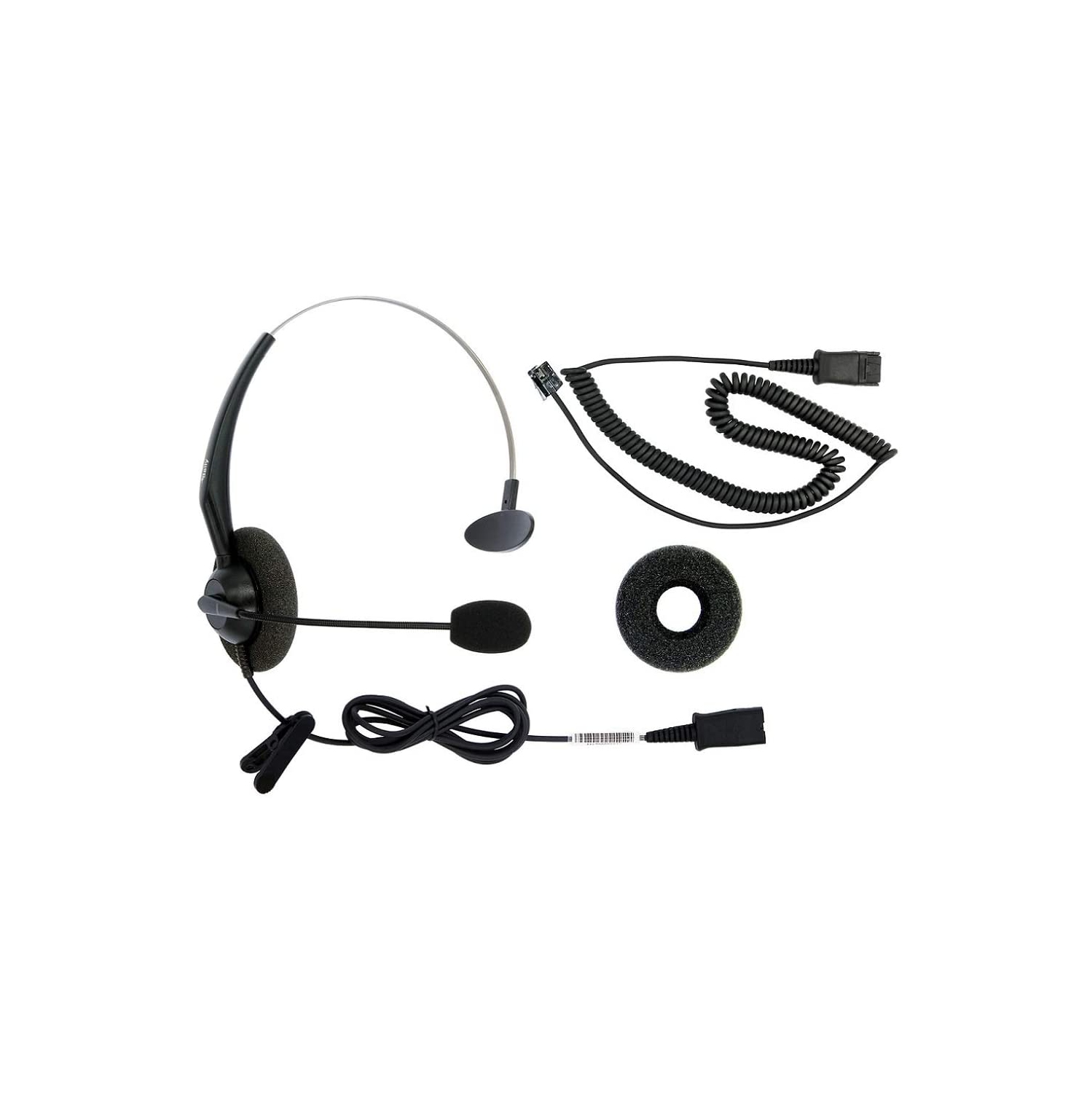 Casque téléphonique filaire RJ9 Télétéléphones domestiques avec fil Office téléphones analogiques Aasla Avaya Digium Mitel NEC Polycom