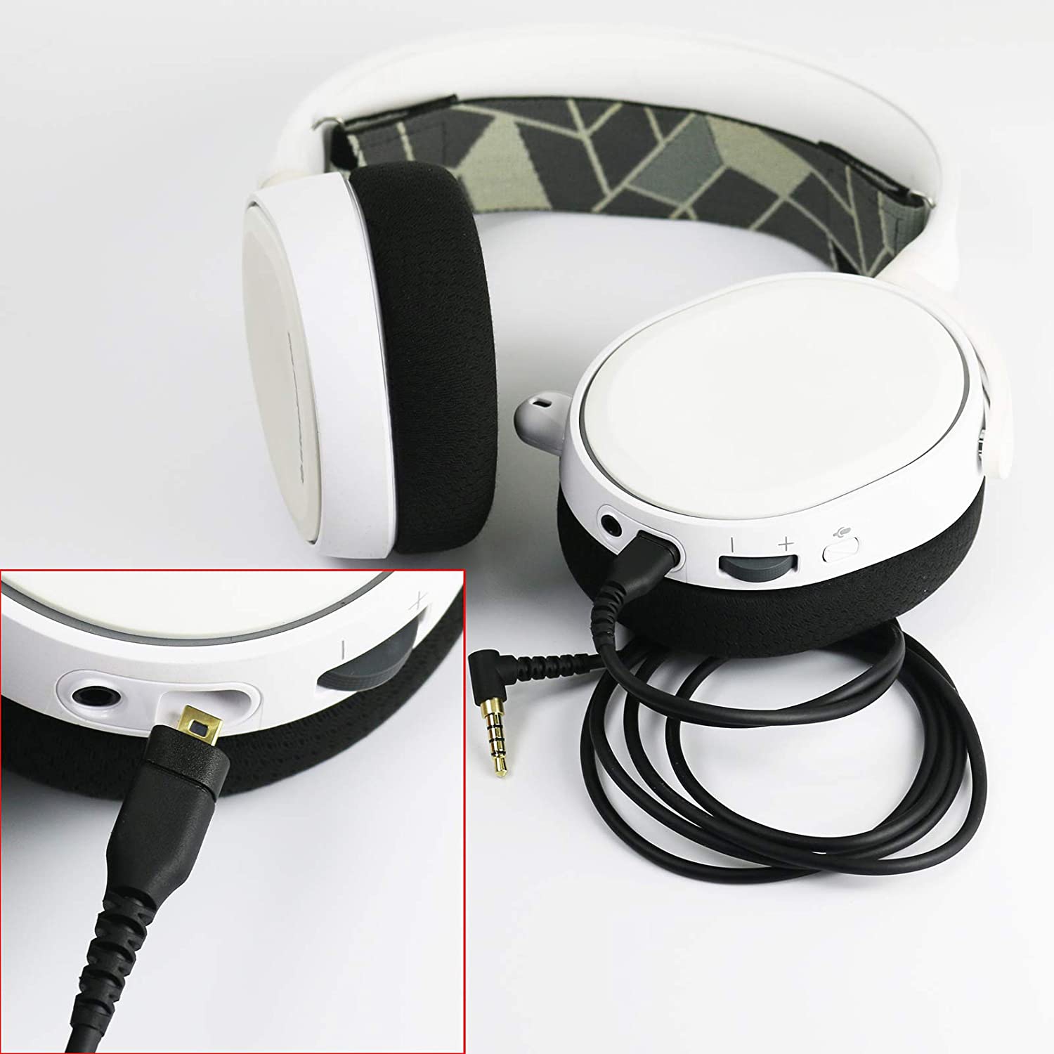 Replacement Audio Cable Compatible with Arctis 3, Arctis Pro Wireless, Arctis 5, Arctis 7,