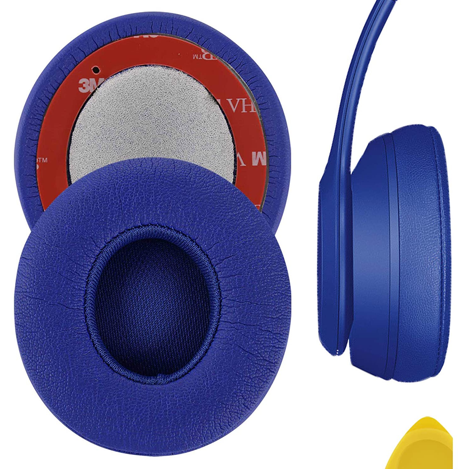 Protein Leather Replacement Ear Pads for B S0lO 3 Wireless, S0lO 3.0 Wireless (A1796) On-Ear