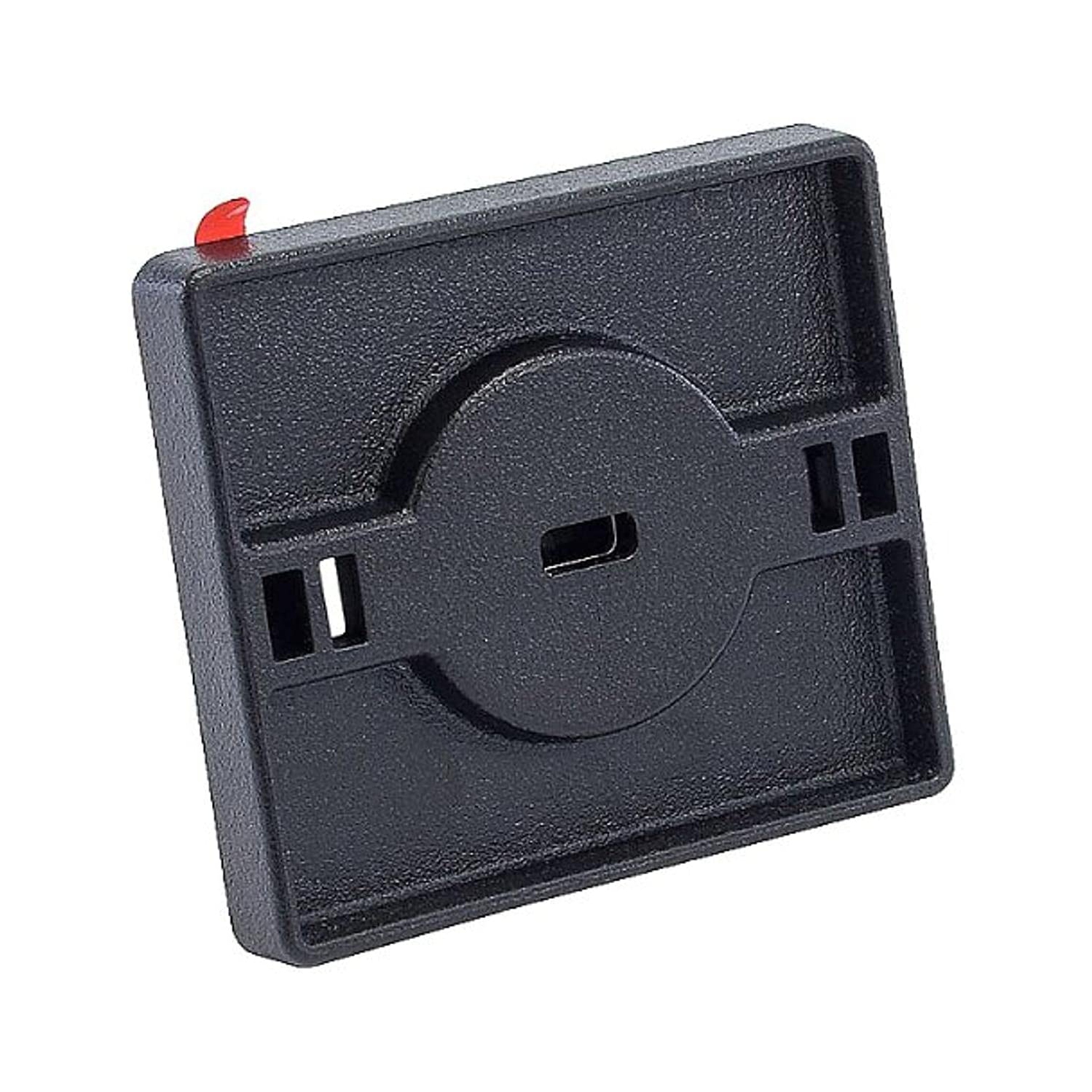 Plaque de sécurité adhésive VHB carrée de 3M avec fente pour ranger des câbles et verrouiller des portables, des tablettes, des moniteurs et autres