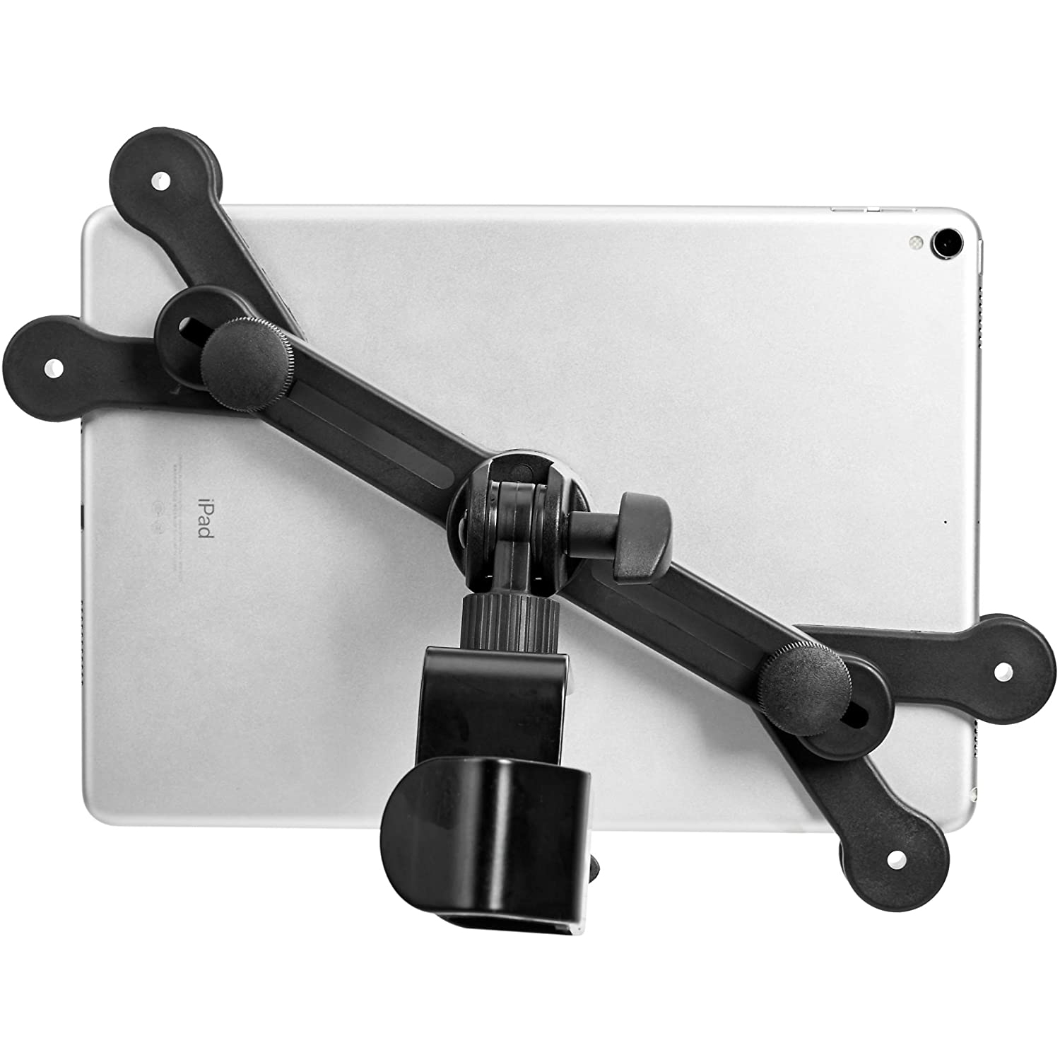 Support réglable pour tablette/iPad – pour pied de microphone et lutrin