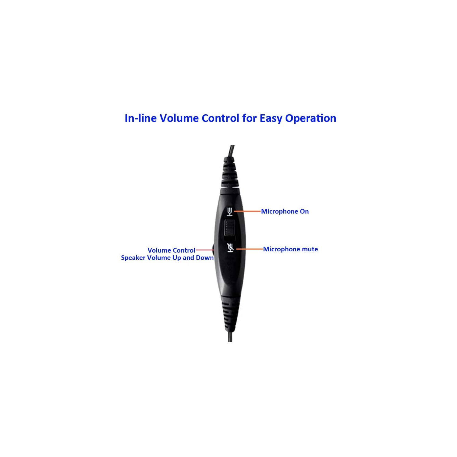 Casque d’écoute de 2,5 mm pour téléphone sans fil DECT KX-TCA430 KX-TGF574 avec fil centre d’appels de bureau