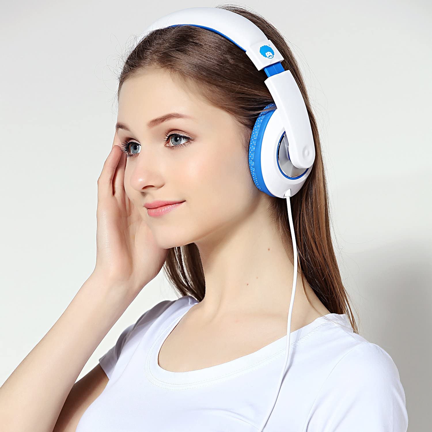 Écouteurs serre-tête confortables à fil, serre-tête réglable pour adultes et enfants, garçons, filles,