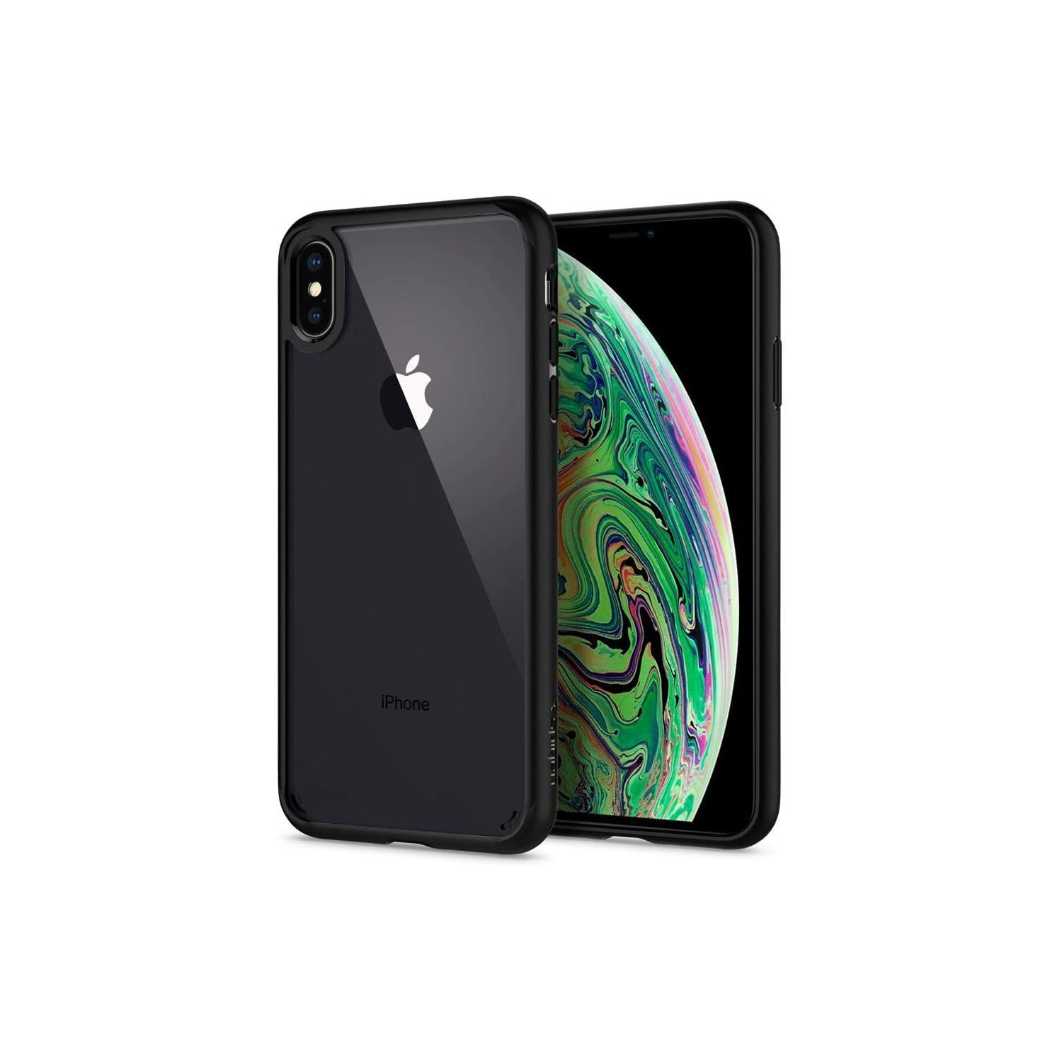 Ultra Hybrid Works with Apple iPhone Xs Max Case - Matte Black