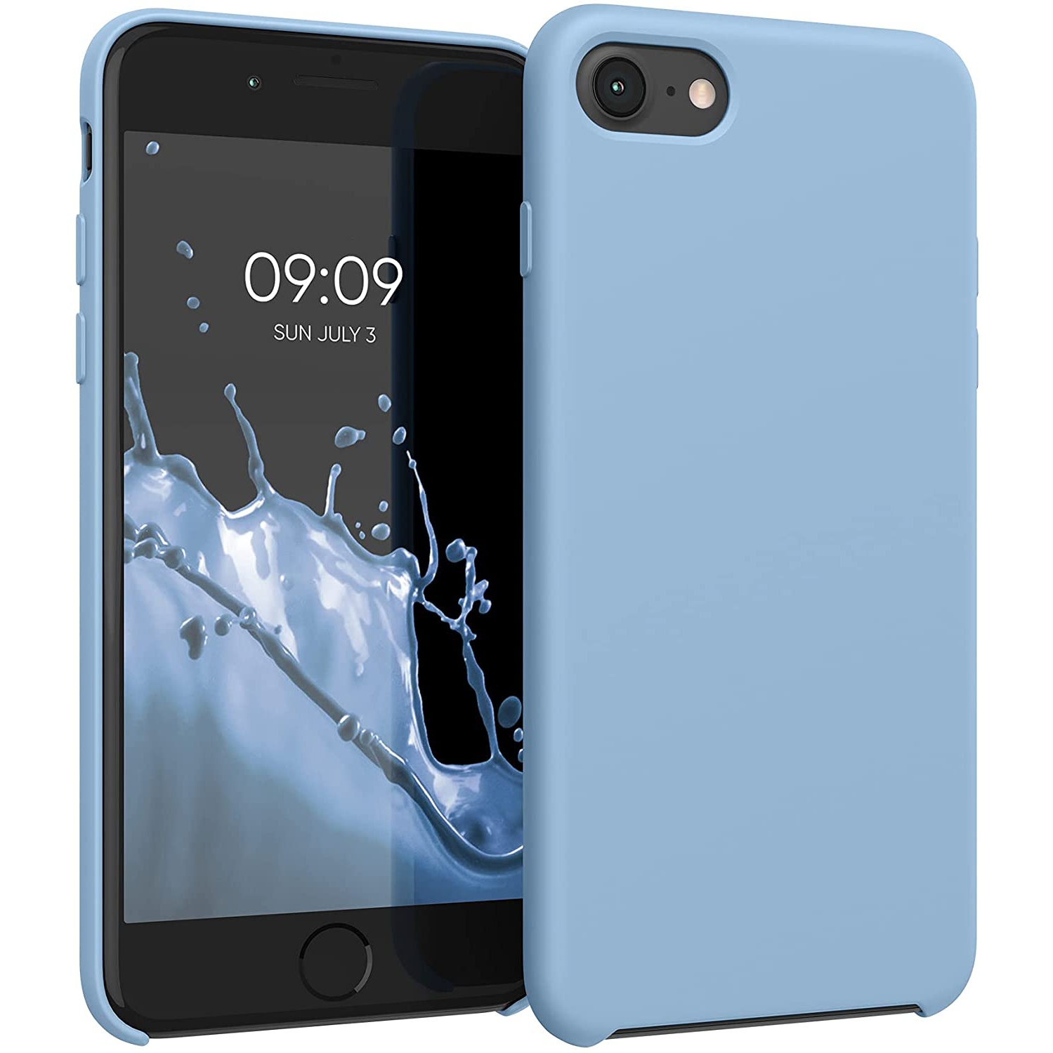 TPU Silicone Case Compatible with Apple iPhone 7/8 / SE (2020) - Case Slim Phone Cover with Soft Finish - Dove
