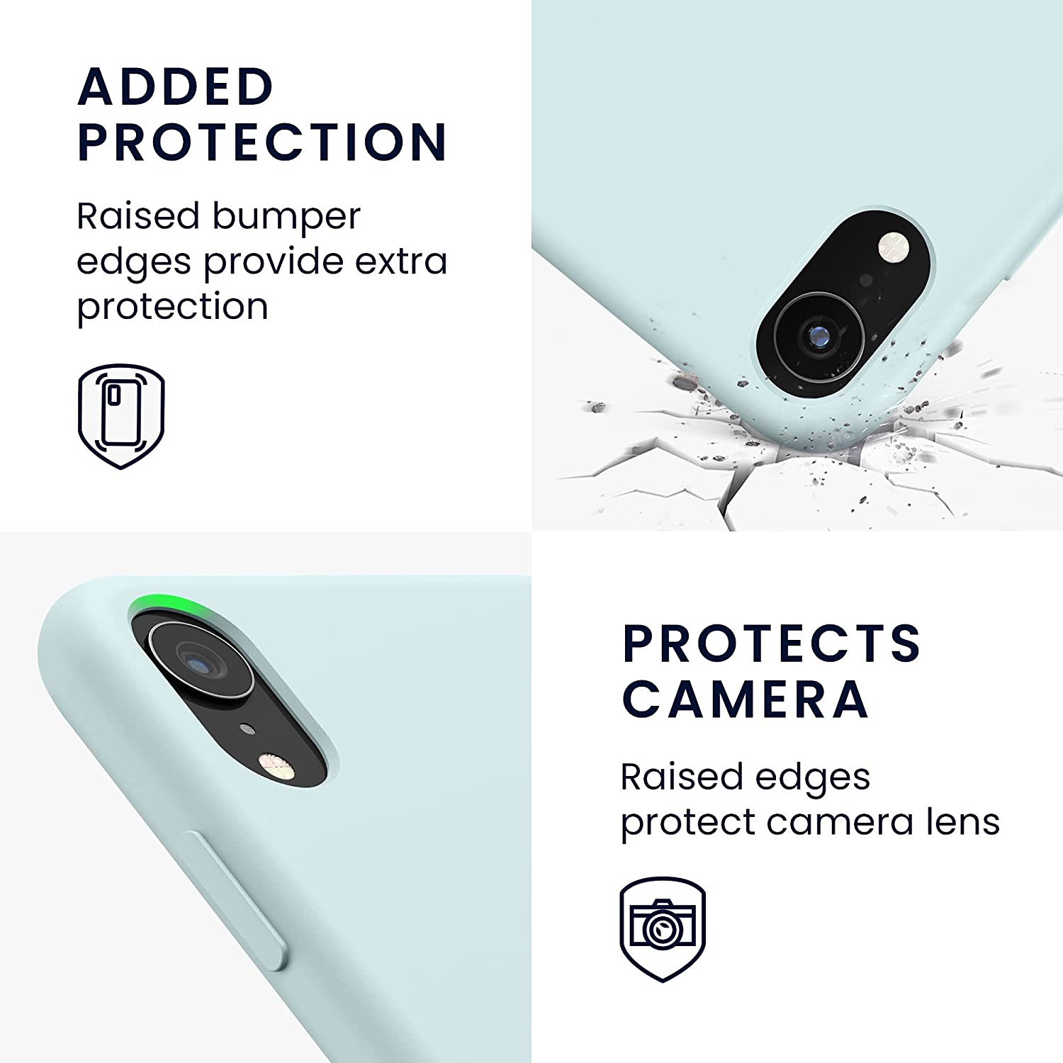TPU Silicone Case Compatible with Apple iPhone XR - Case Slim Phone Cover with Soft Finish - Mint Matte
