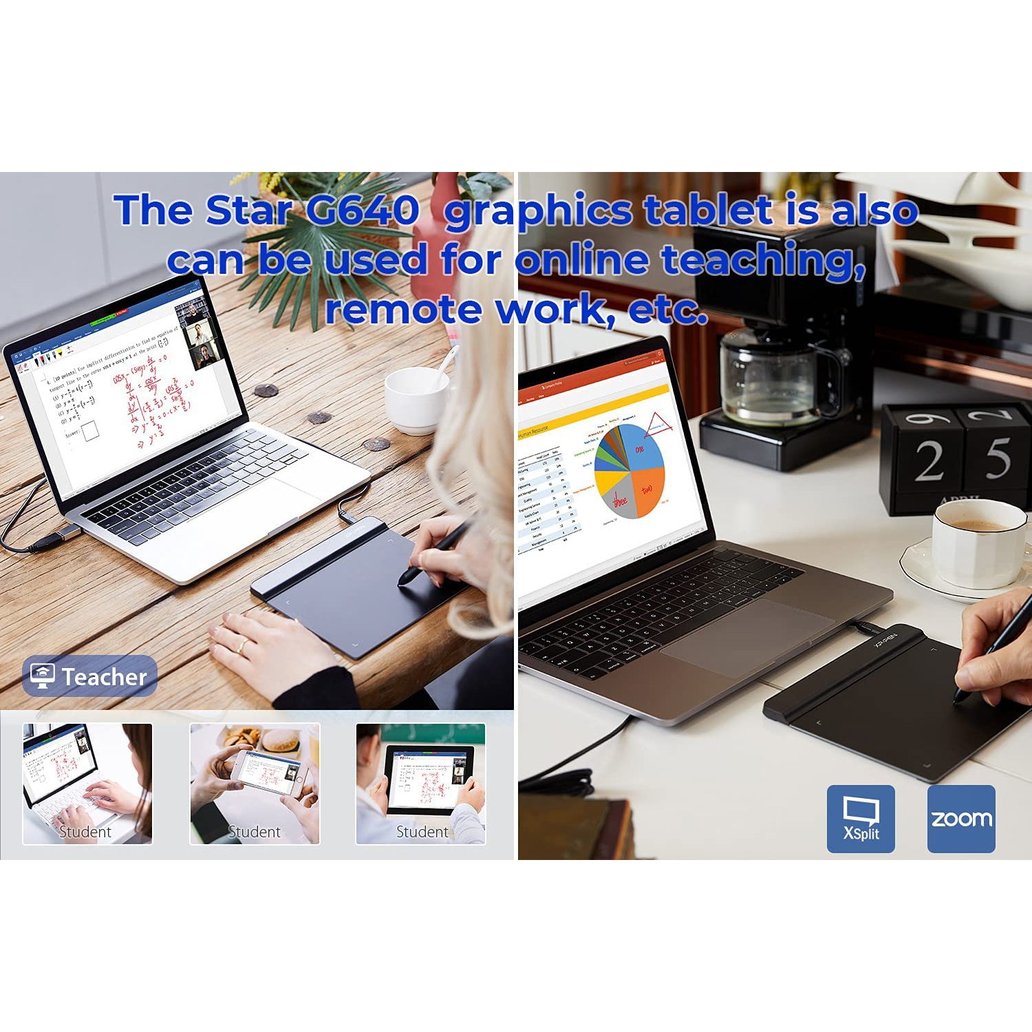 StarG640 6x4 Inch OSU! Ultrathin Tablet Drawing Tablet Digital Graphics Tablet Battery-Free Stylus for OSU Game