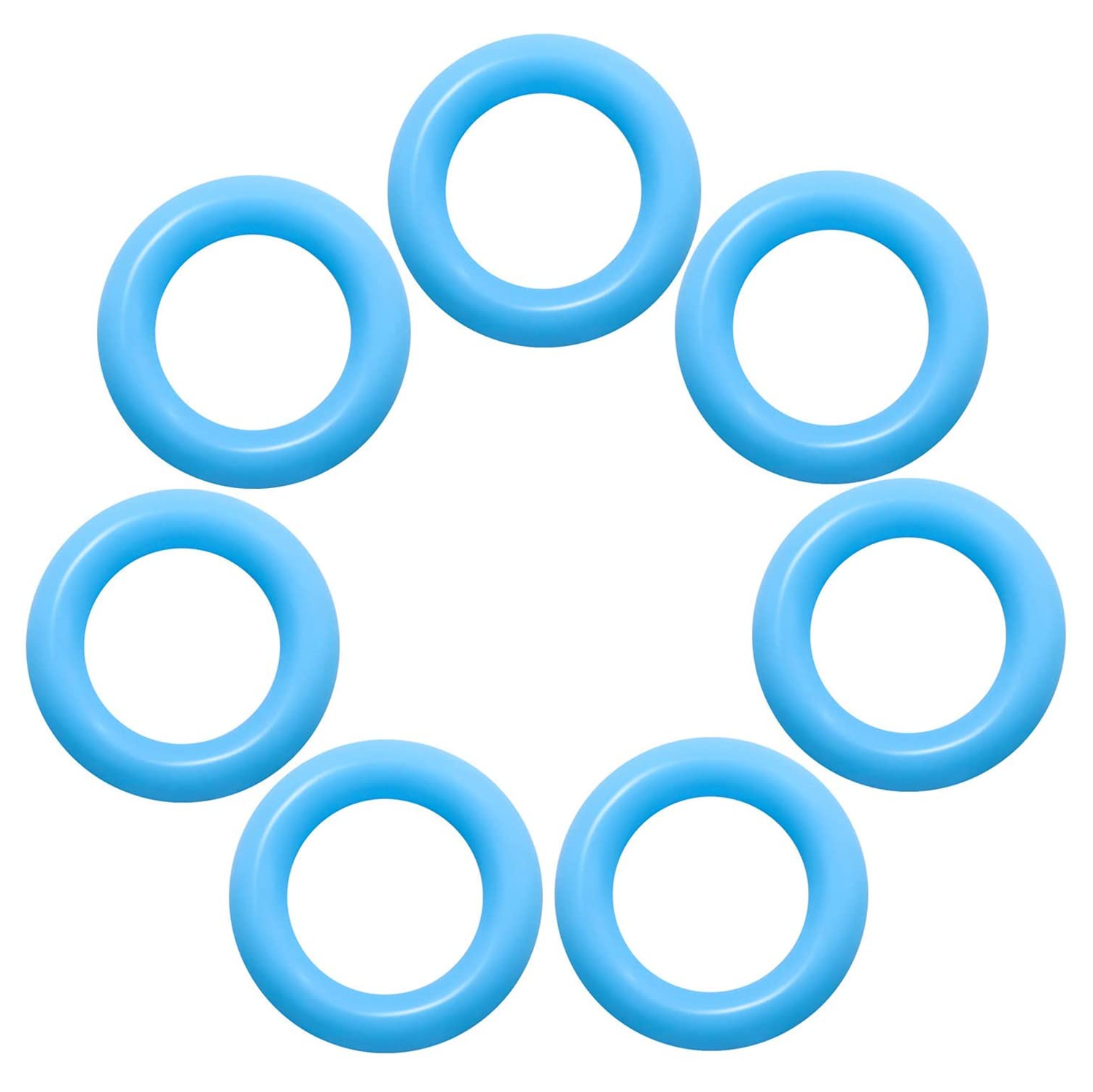 120Pcs Rubber O-Ring Switch Dampeners Keycap sky blue For Cherry MX Key Switch Keyboards Dampers