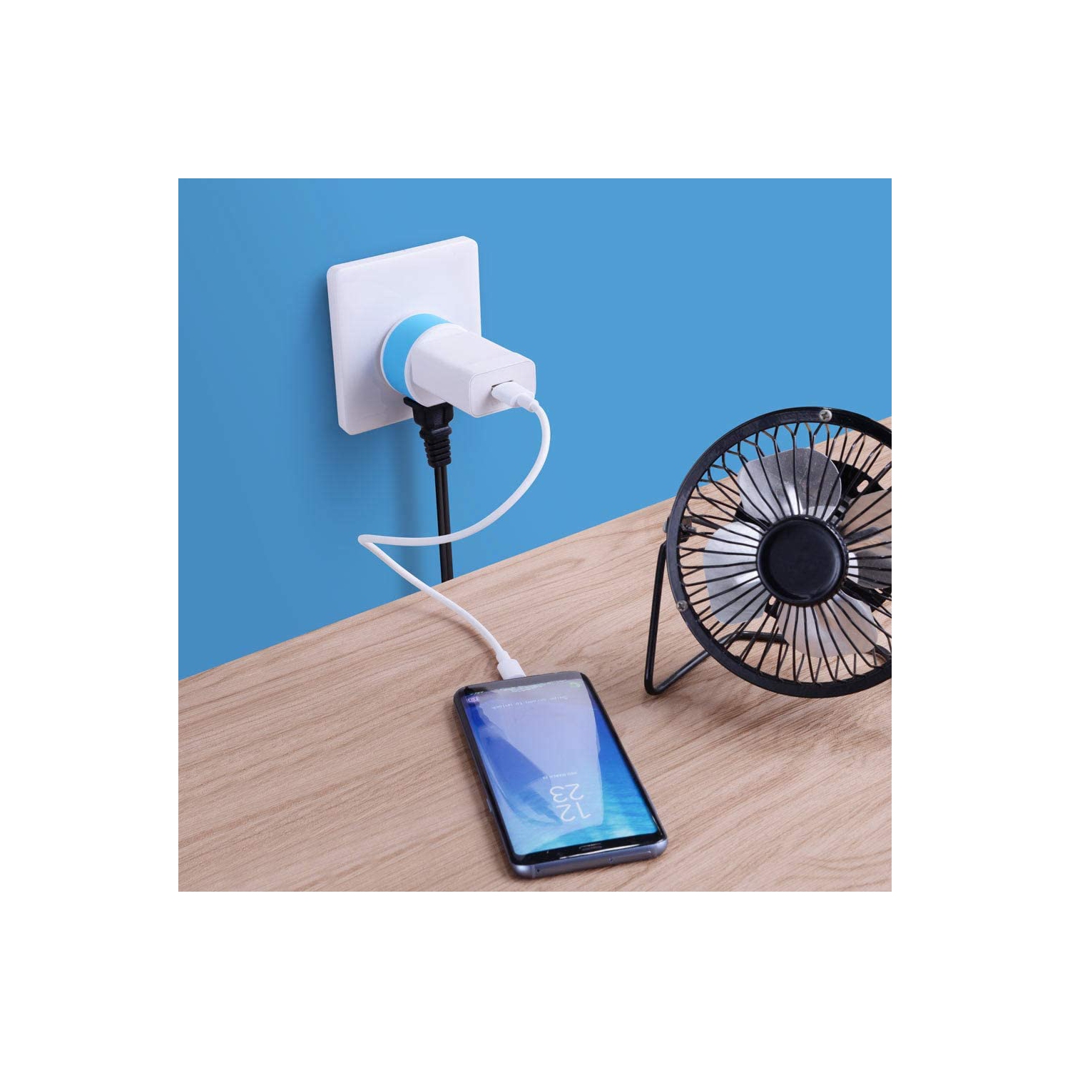 UK, Irlande, Dubaï Travel Plug adapter - 2 entrées USA - Paquet de 3 - type G - ne convertit pas la tension