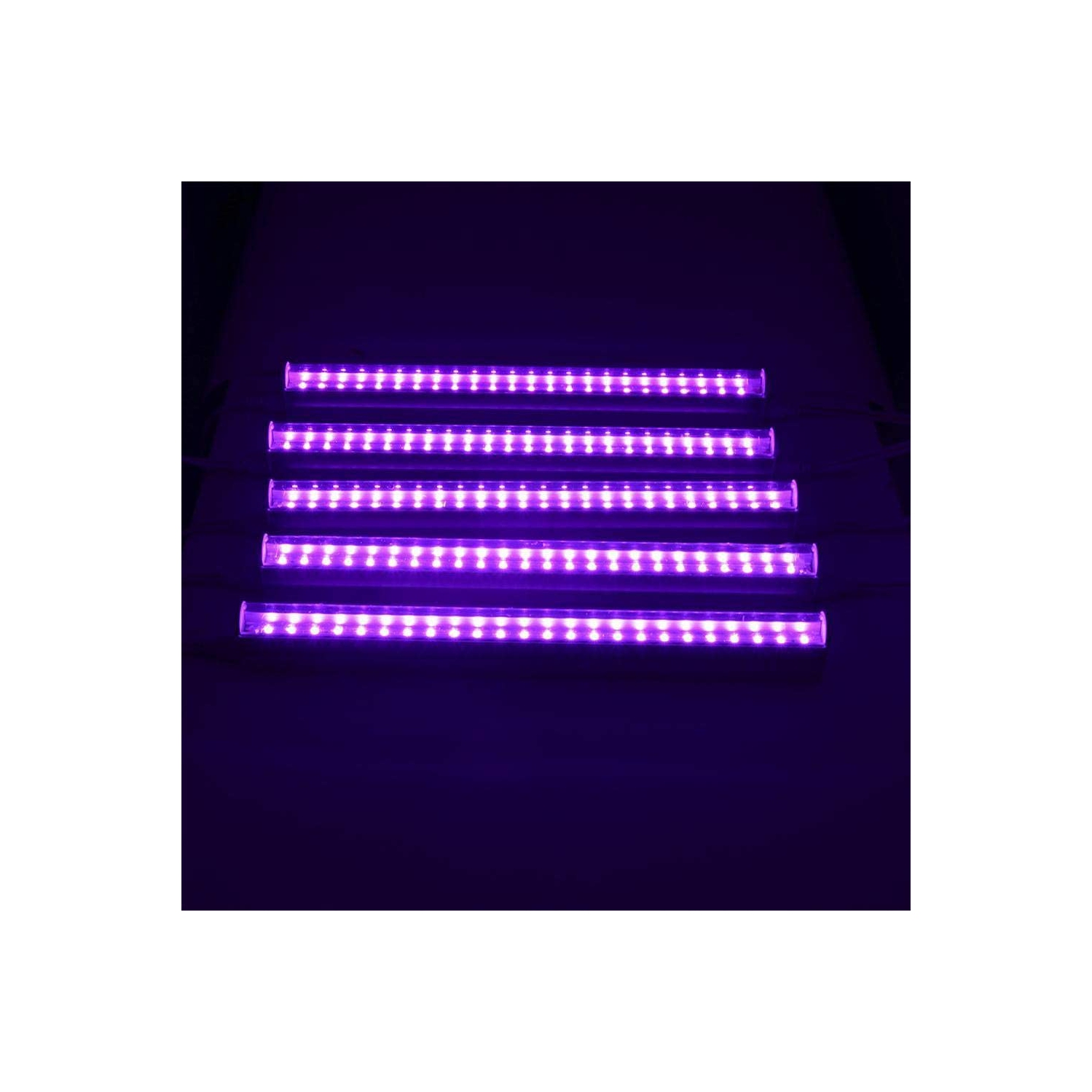 Barre de lumière DEL de culture T5, tube de 5 lampes à spectre complet pour semis/plantes d’intérieur/fleurs/légumes,