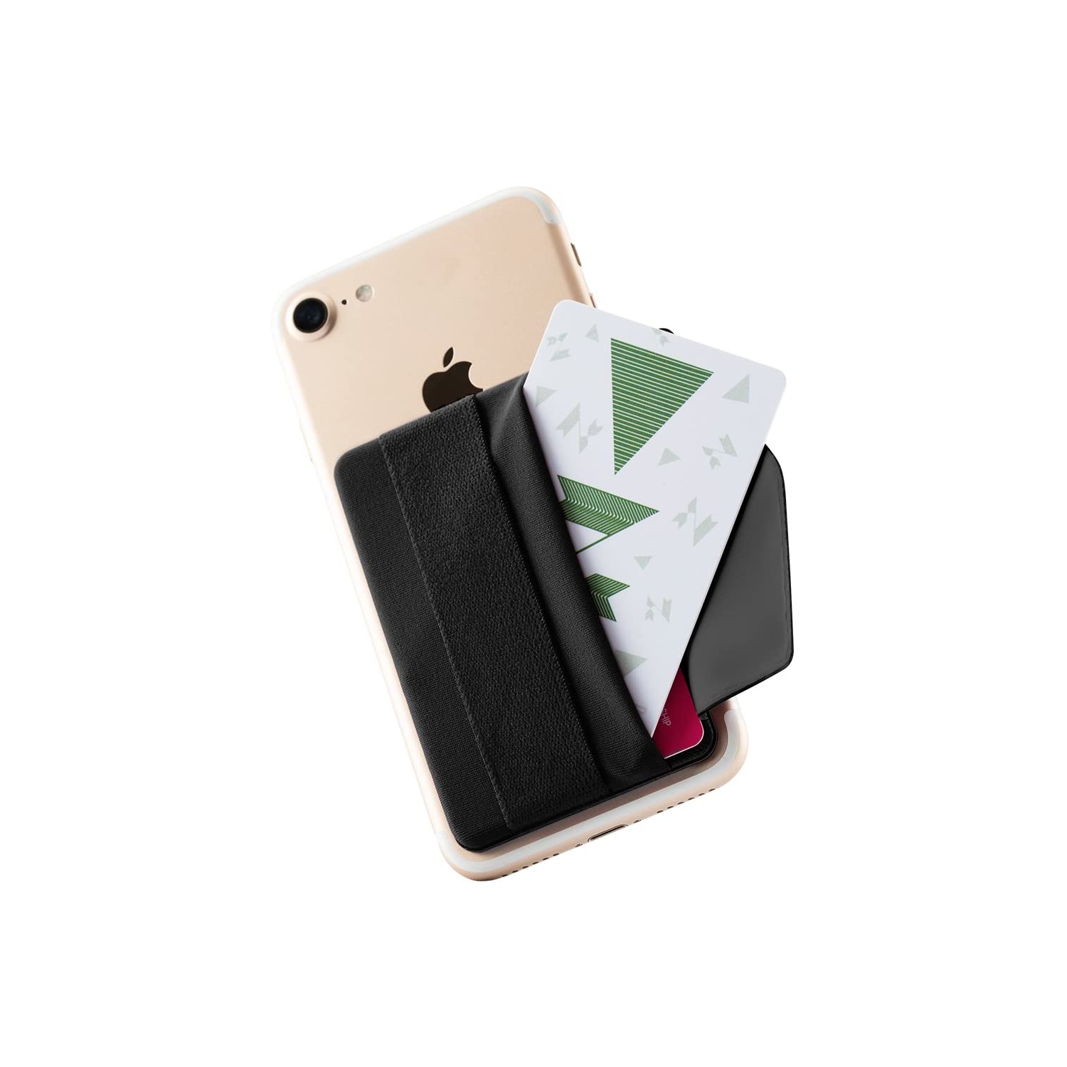 Phone Grip Credit Card Holder for Phone, Stick-On Phone Card Case, Secure Phone Finger Strap for iPhone Case.