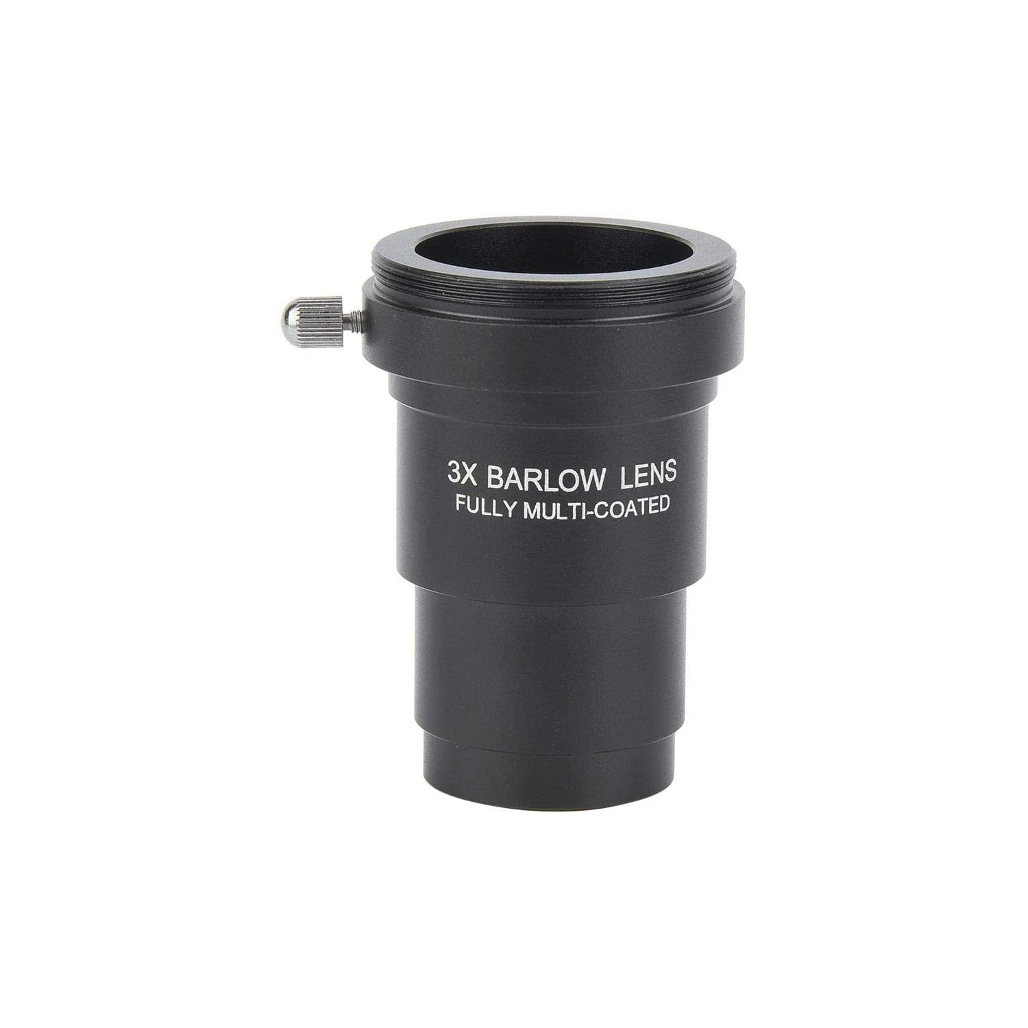 1.25 inches 3X Barlow Lens Fully Black Multi Coated with M42x0.75mm Thread for Standard Telescope Eyepiece Astronomy