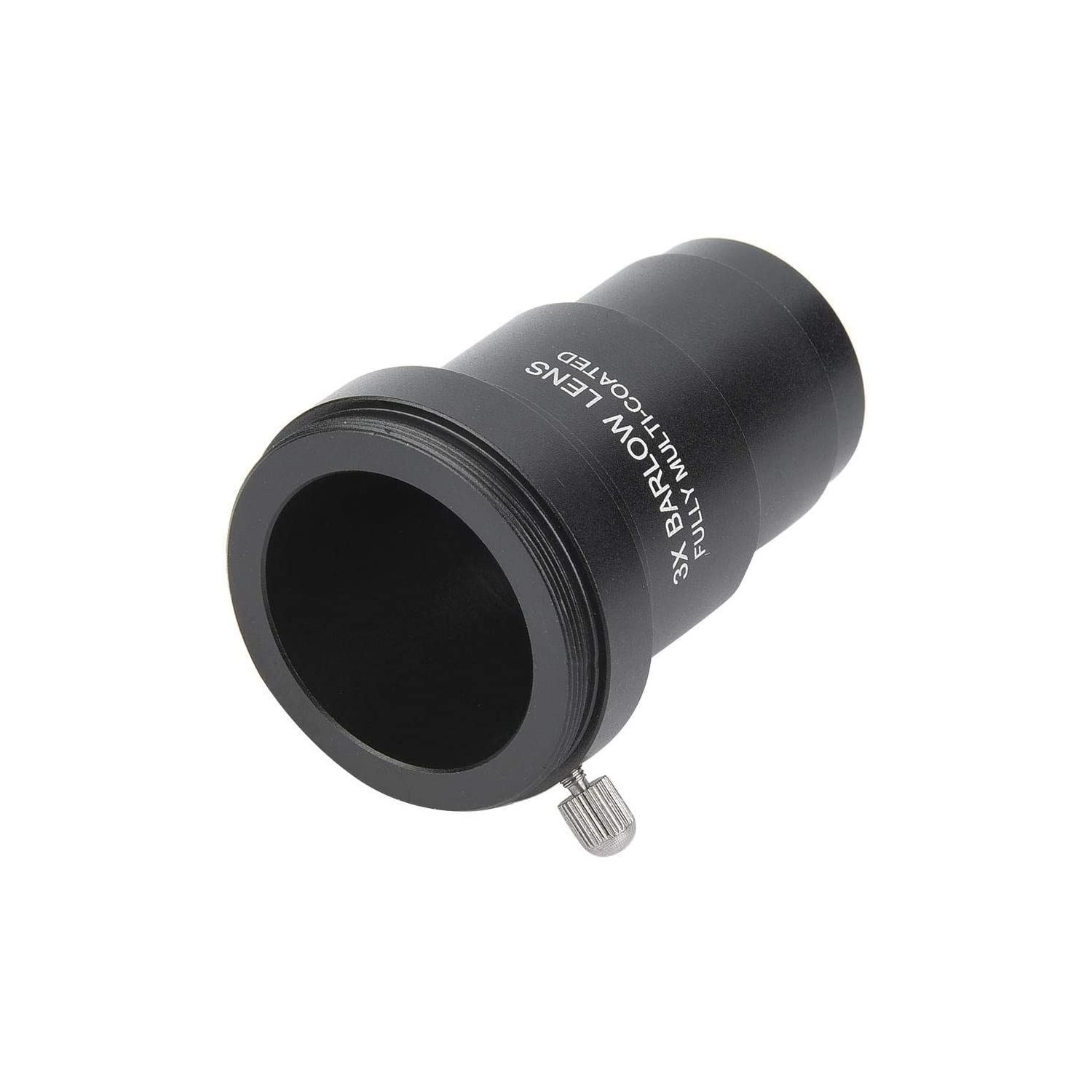 1.25 inches 3X Barlow Lens Fully Black Multi Coated with M42x0.75mm Thread for Standard Telescope Eyepiece Astronomy