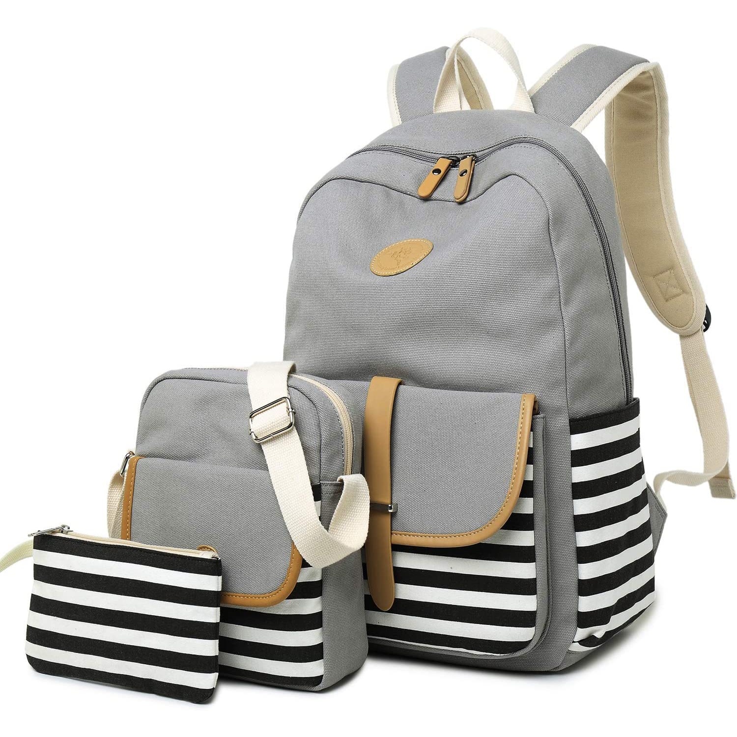 Backpack for Teen Girl, Lightweight Bookpack for School, 15 Inch Laptop Bag, Travel Casual Daypack Kids Backpacks (A)