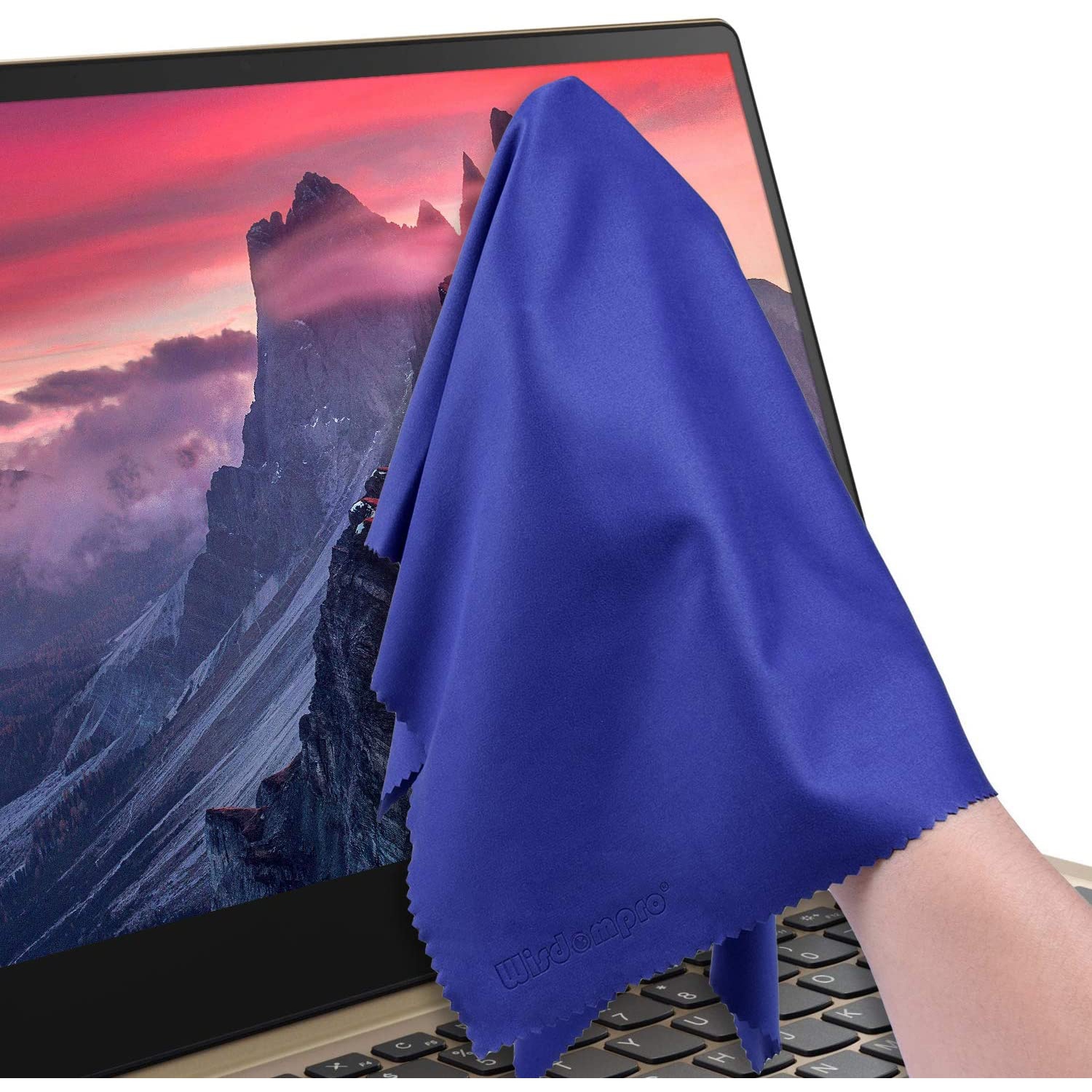 Très grand ensemble de 4 chiffons de nettoyage en microfibre pour portable, téléviseur ACL, écran d’ordinateur, moniteur, tablette Caméra