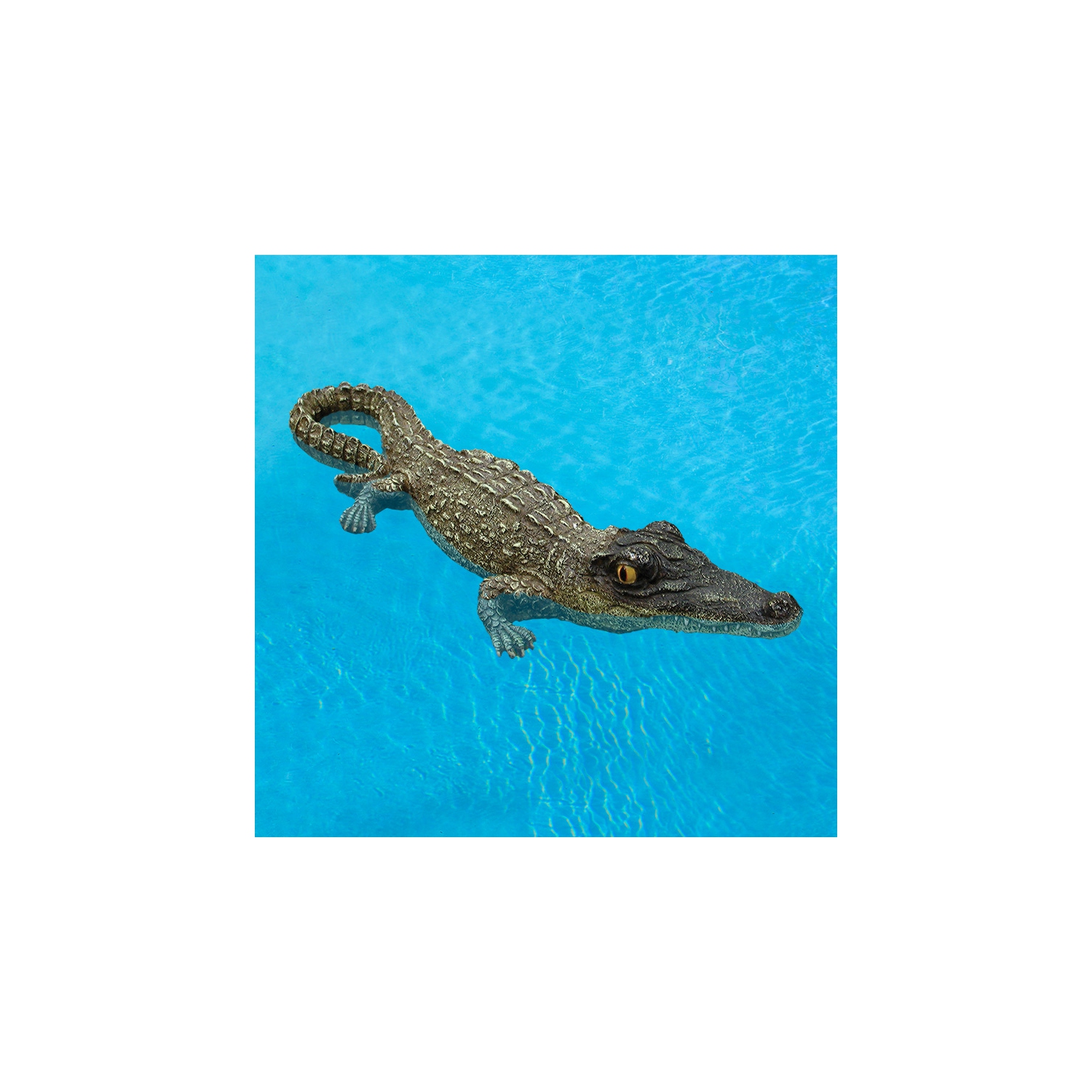 18 Baby Alligator Floating Pool, Spa or Patio Decorative Reptile Figure