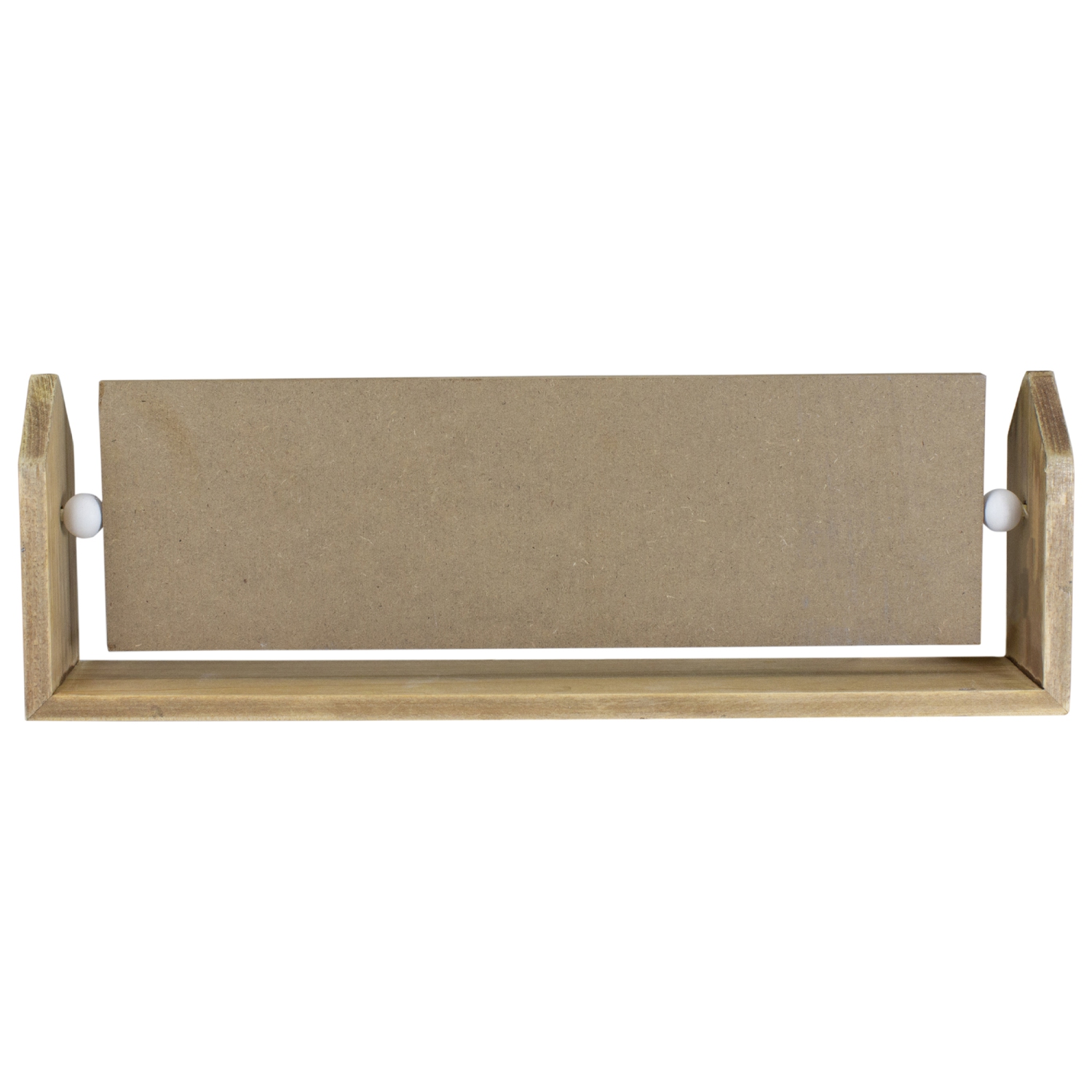 13.25" Hinged Plaque with "Blessed" Embossed Lettering Table Top Decor