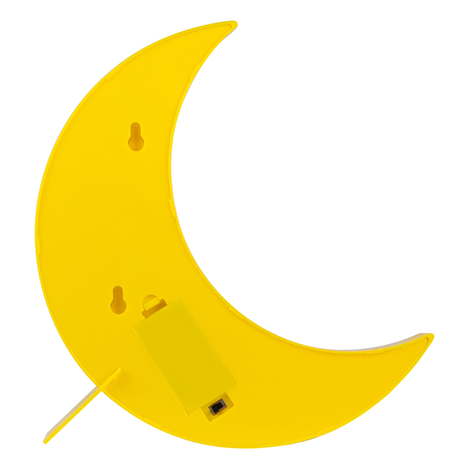 9.5" LED Lighted Yellow Crescent Moon Marquee Wall Sign