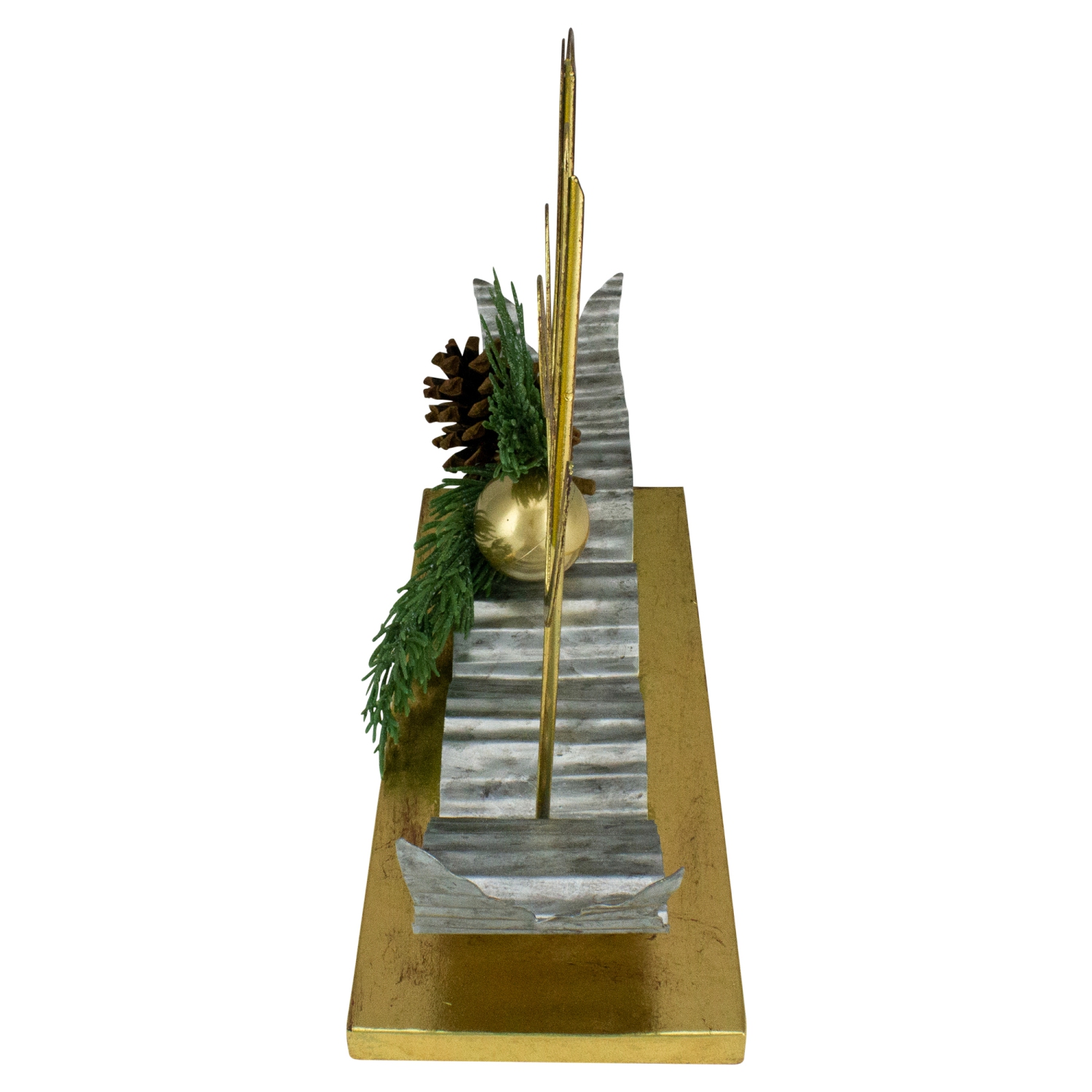 11" Pine and Pine Cone "NOEL" Tabletop Christmas Decor