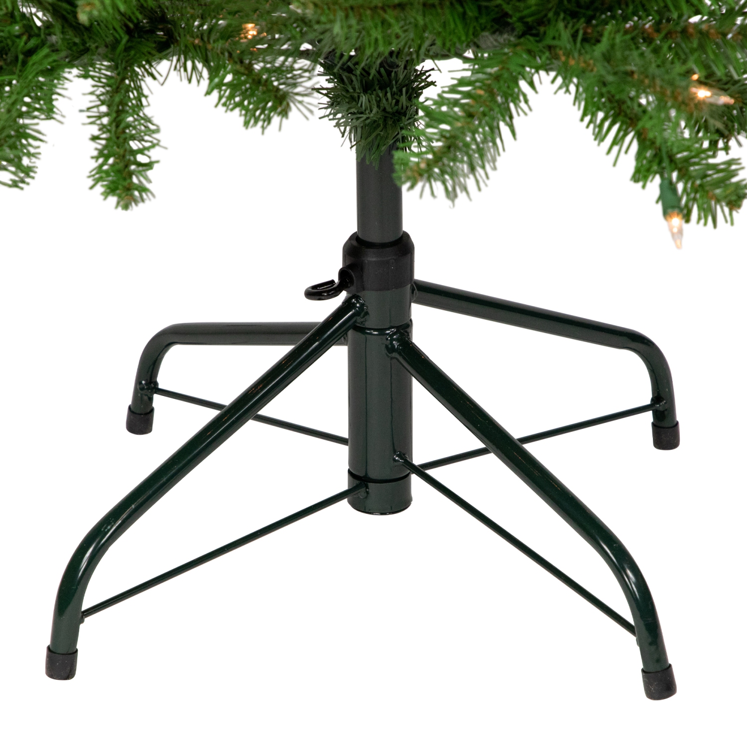 7.5' Pre-Lit Pencil White River Fir Artificial Christmas Tree - Clear Lights