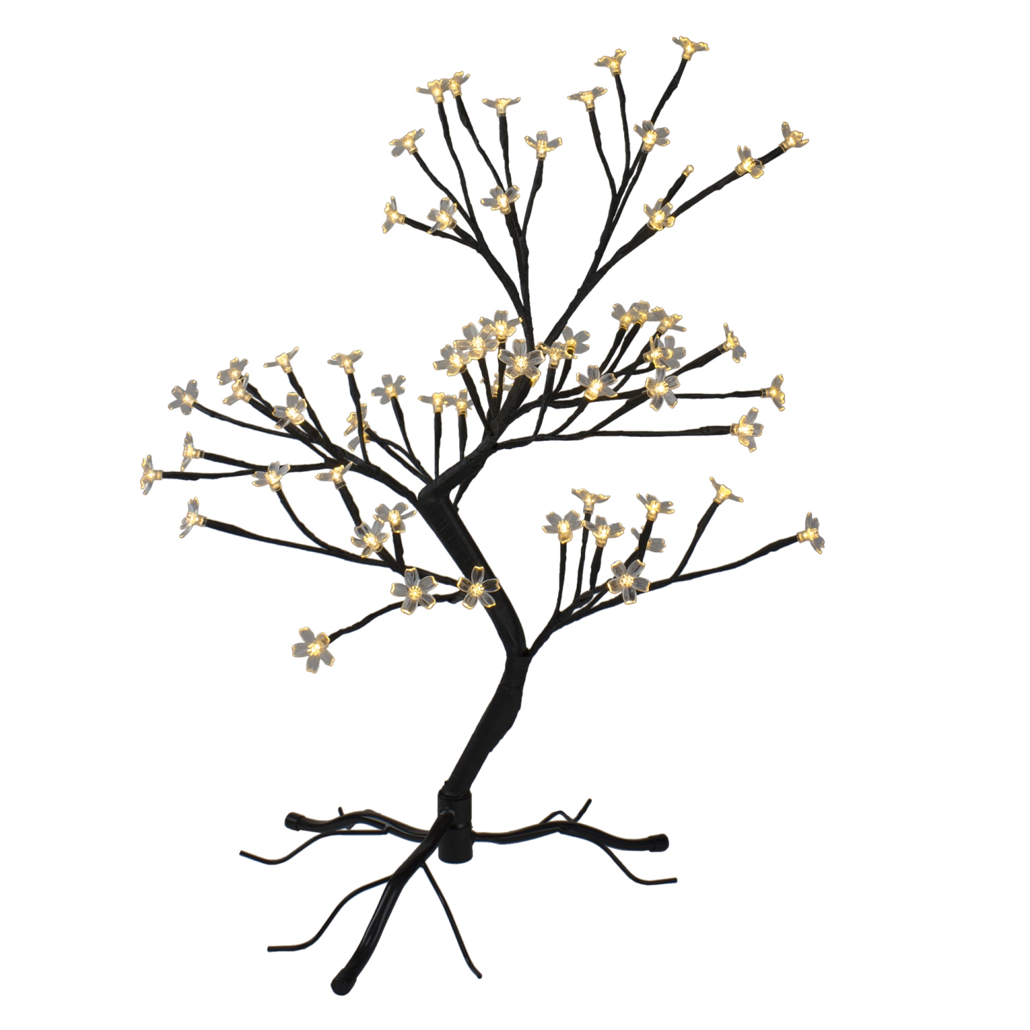 25" Pre-Lit Japanese Sakura Blossom Artificial Tree - Warm White LED lights