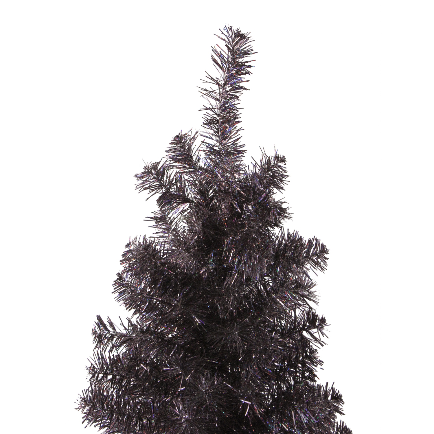 Arbre de Noël artificiel de 4 pi, brun iridescent, sans éclairage