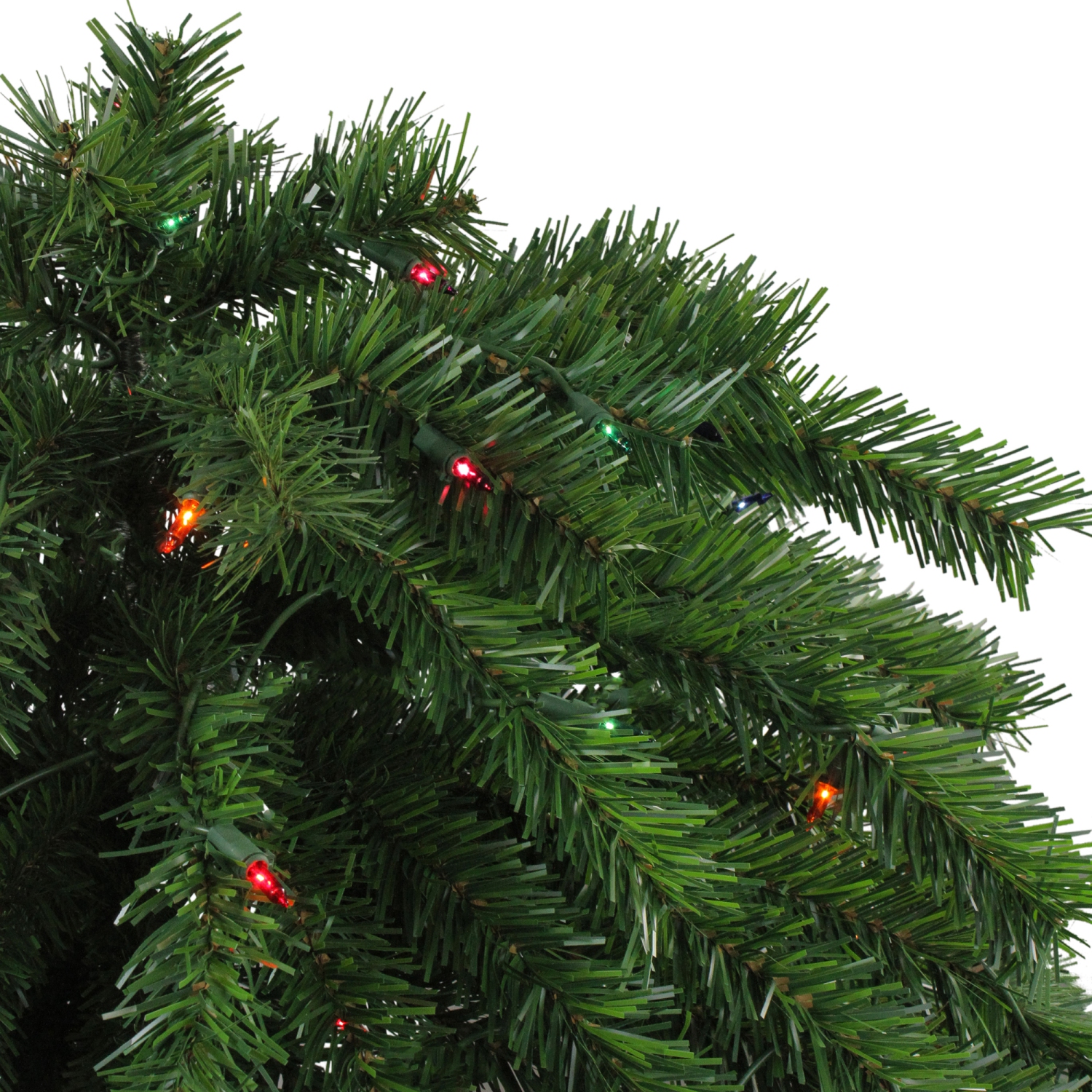 Palmier d’extérieur artificiel tropical illuminé de 4 pi - lumières multicolores