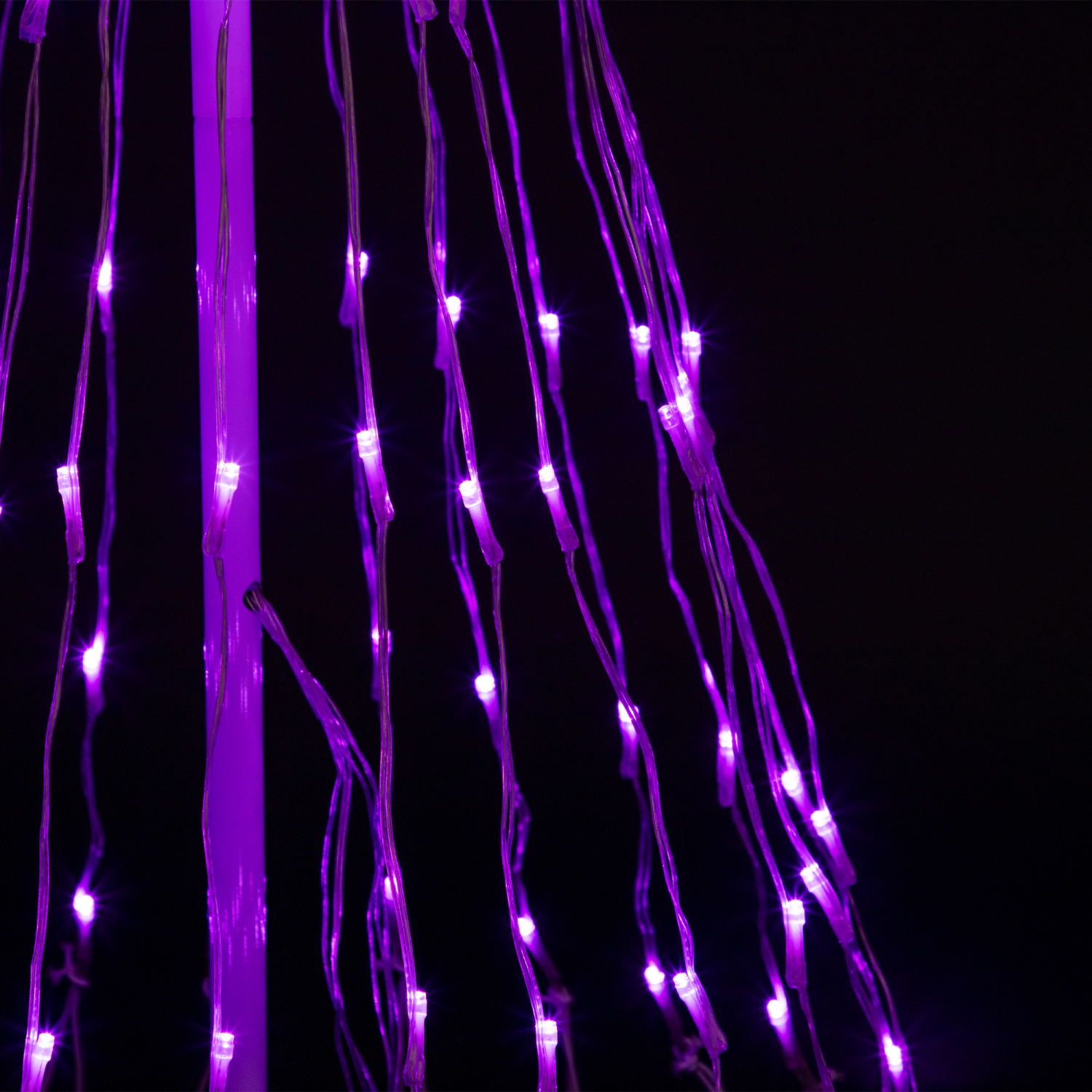 4' Purple LED Lighted Show Cone Christmas Tree Outdoor Decor