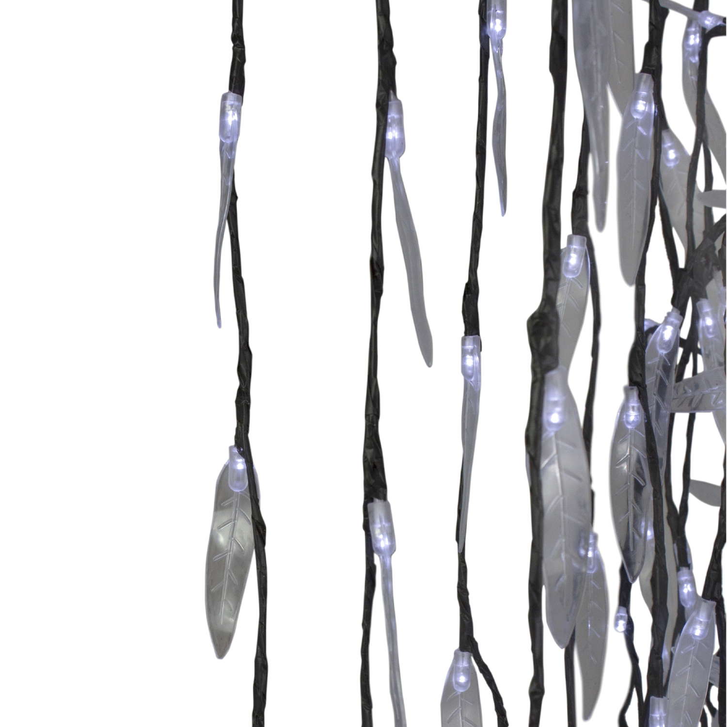 6' Lighted Christmas Willow Tree Outdoor Decoration - Pure White LED Lights