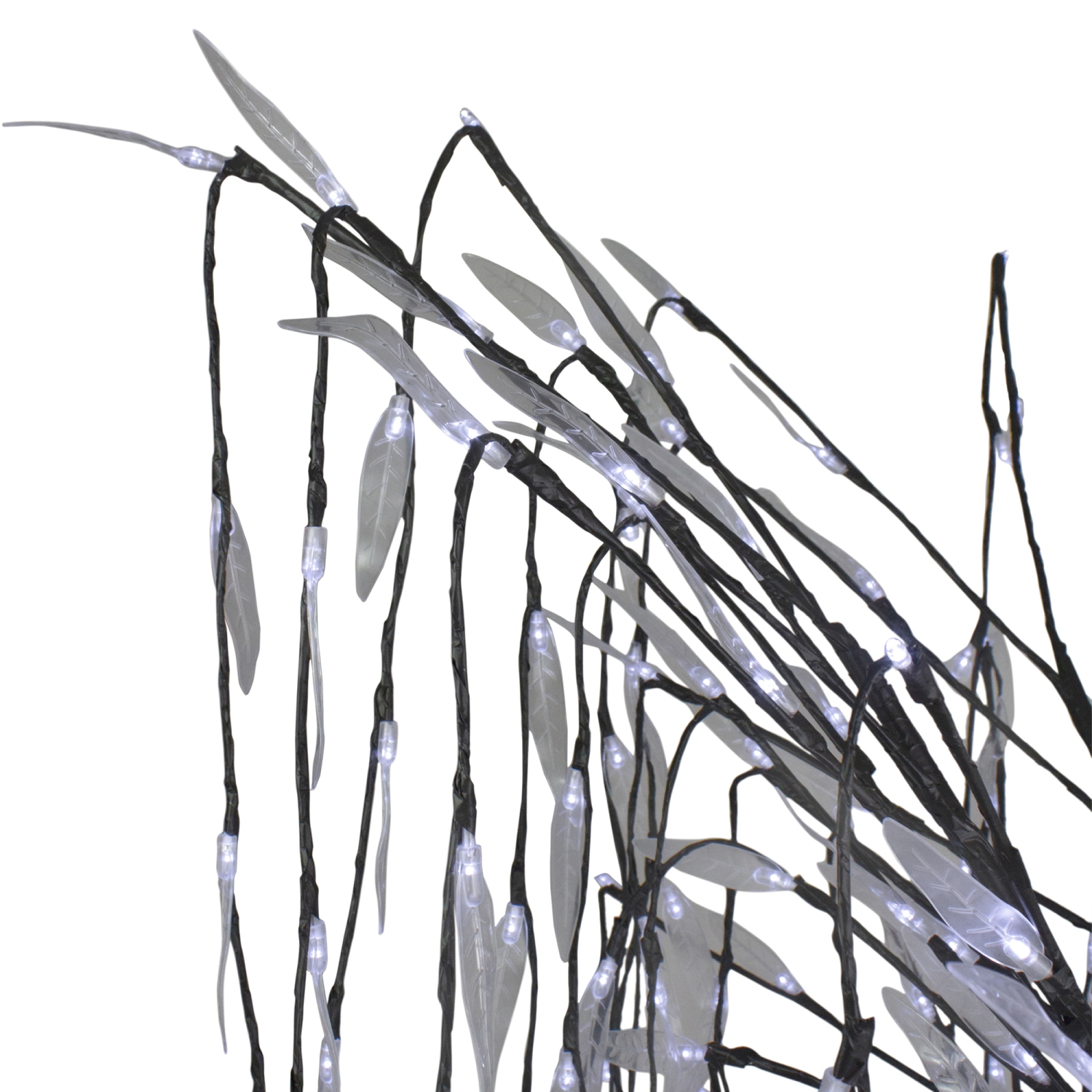 6' Lighted Christmas Willow Tree Outdoor Decoration - Pure White LED Lights