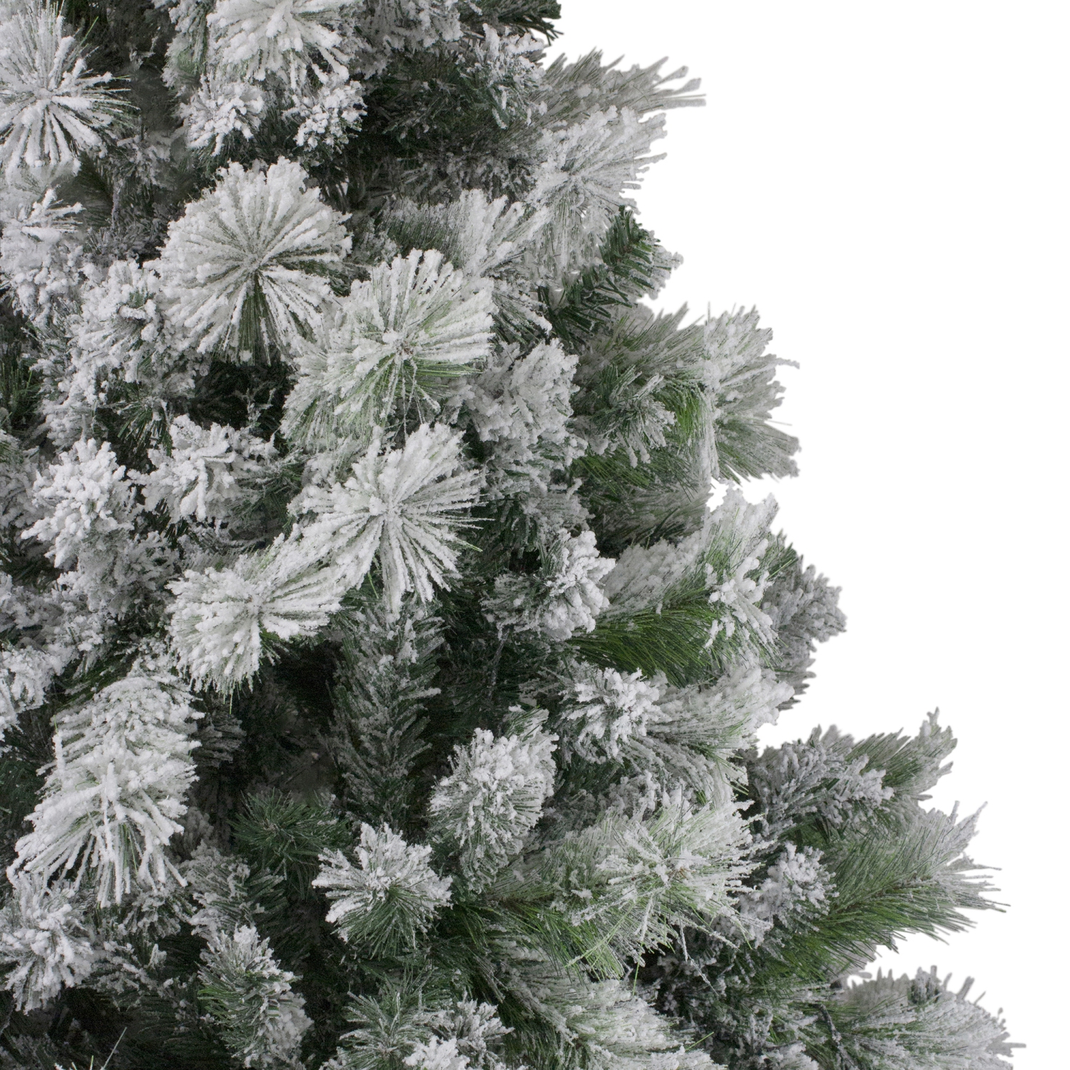 6.5' Flocked Somerset Spruce Artificial Christmas Tree - Unlit
