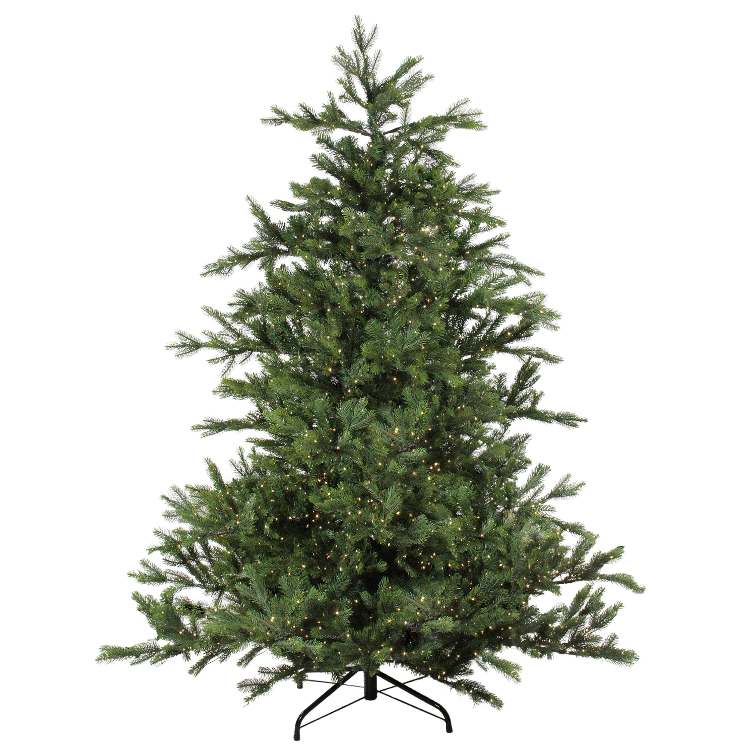 Sapin de Noël artificiel illuminé Oregon Noble de 7.5 pi – lumières à DEL blanc chaud