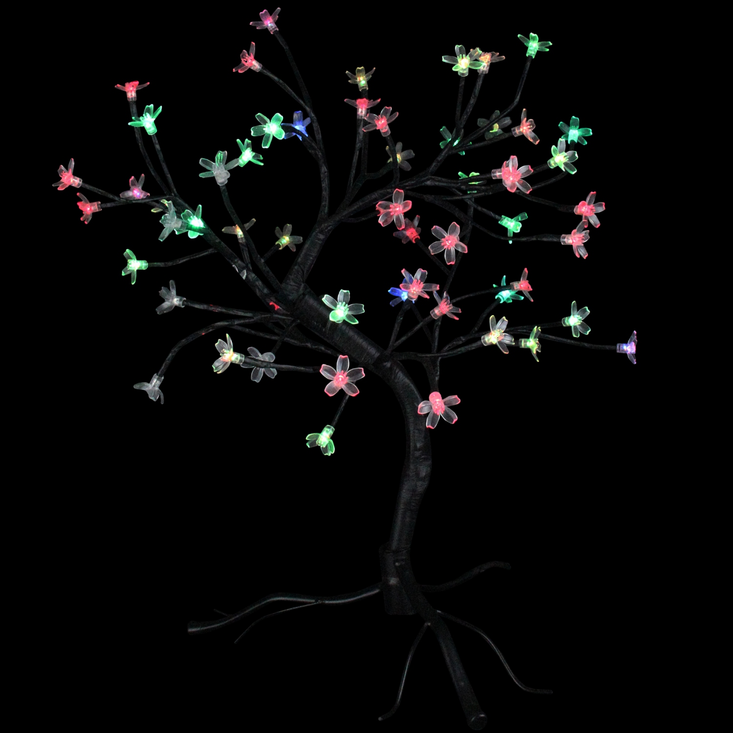 23" Multi-Color Changing LED Lighted Japanese Sakura Blossom Flower Tree