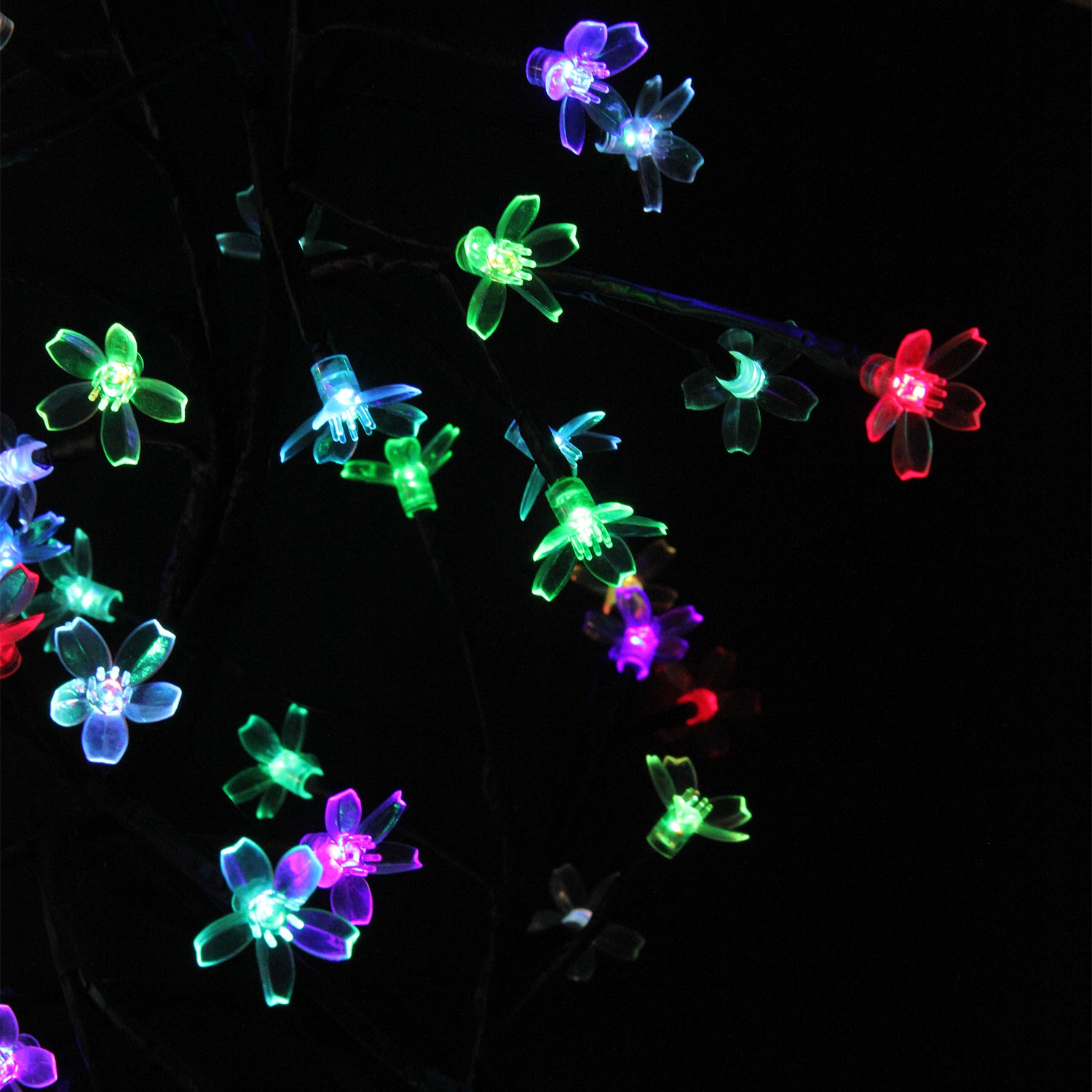 23" Multi-Color Changing LED Lighted Japanese Sakura Blossom Flower Tree