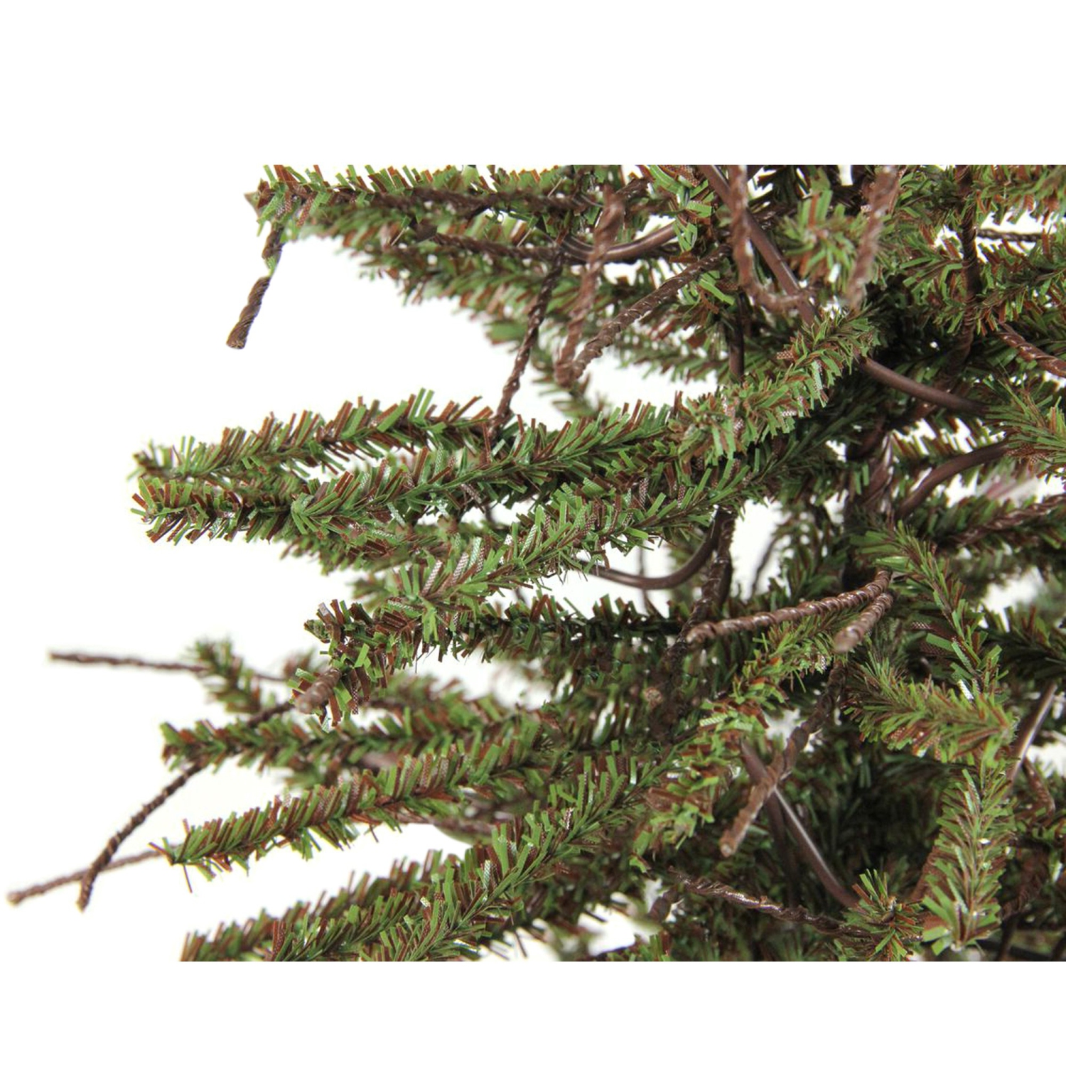 3' Green and Brown Medium Warsaw Twig Artificial Christmas Tree - Unlit