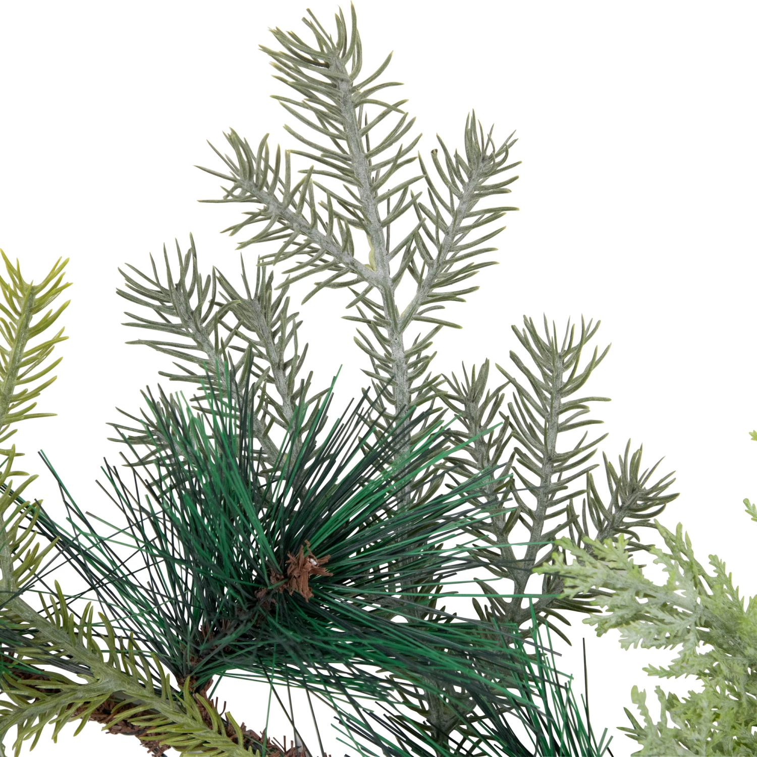 5' Pine Cone and Cedar Artificial Christmas Garland - Unlit
