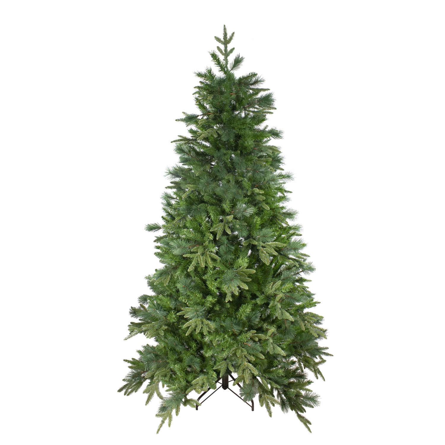 7.5' Medium Mixed Rose Mary Emerald Angel Pine Artificial Christmas Tree - Unlit