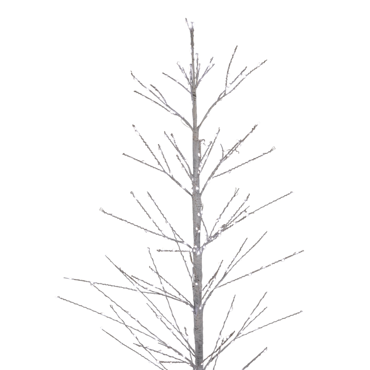4' LED Lighted White Birch Christmas Twig Tree - Pure White Lights