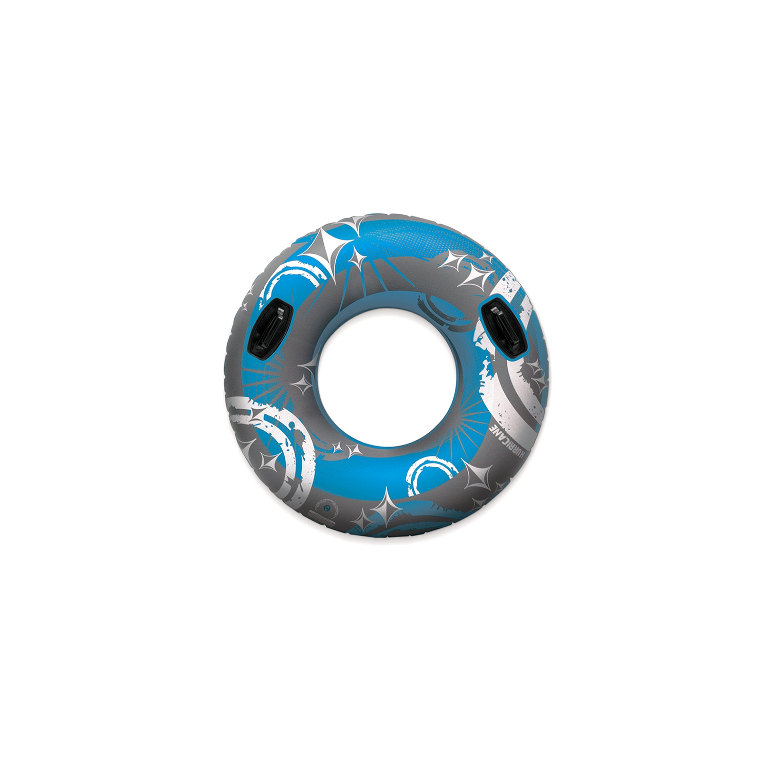 Tube gonflable géant gonflable de 50 po pour piscine, bleu, gris et blanc, tube intérieur pour Hurricane sport