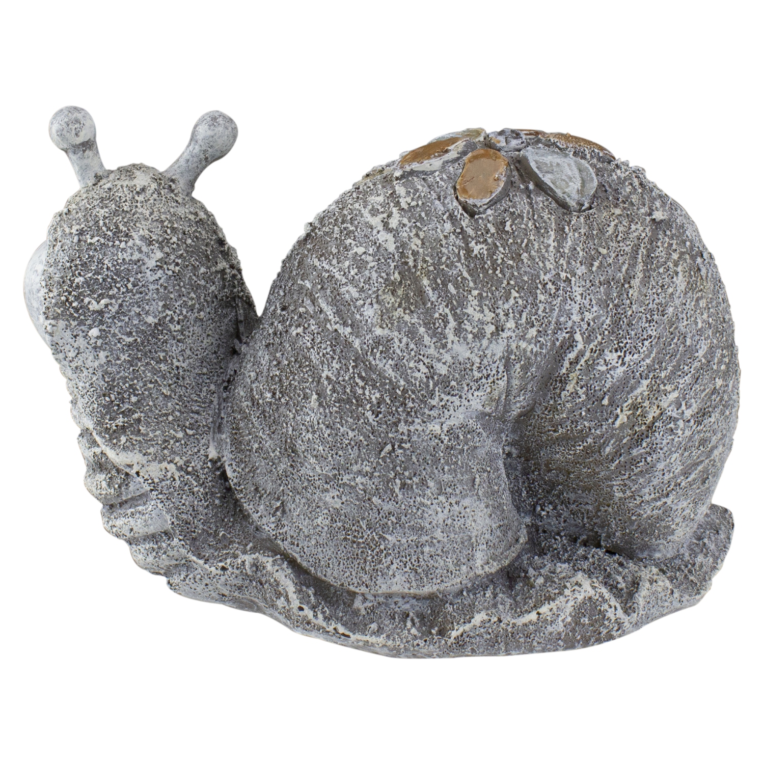 5.75" Pebble Snail Outdoor Garden Statue